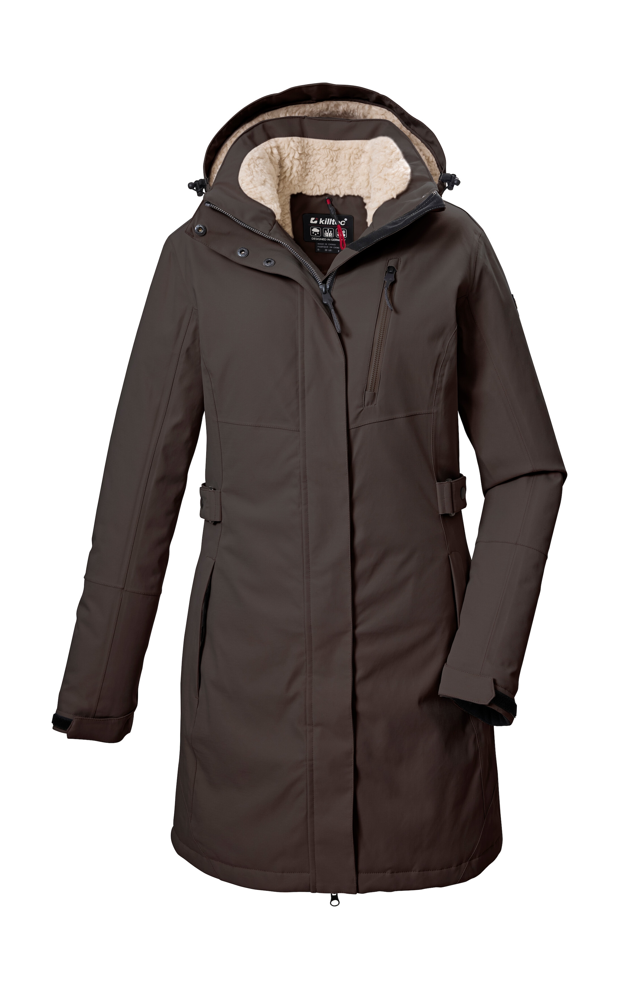 Killtec Parka »KW 300 WMN PRK« Wasser- und winddichter Damen Parka mit abnehmbarer Kapuze