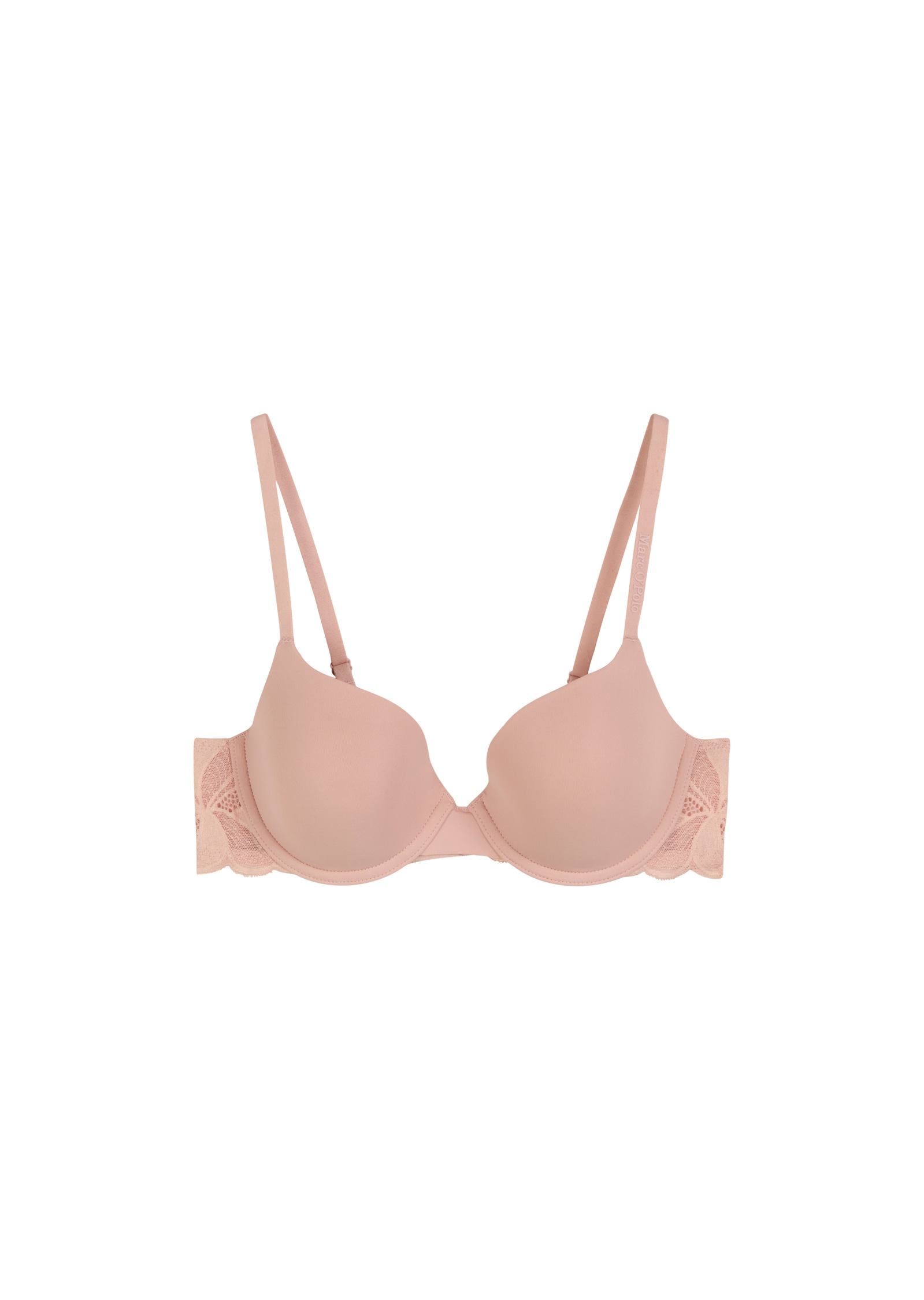 Marc O'Polo Bügel-BH »Tender Lace«, leicht gepolstert, Microfaser, Spitze, nahtlos vorgeformte Cups, weich