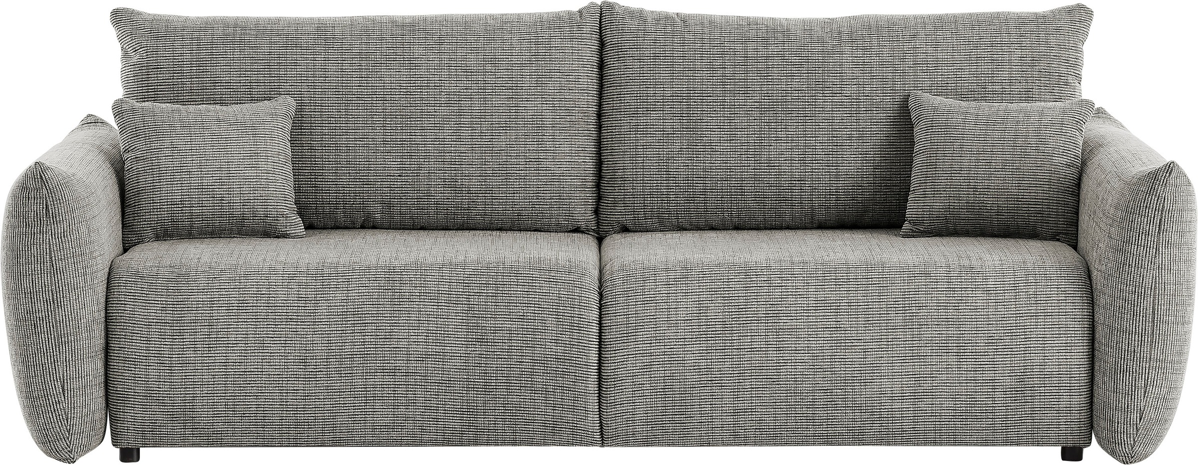 andas 3-Sitzer »MAVAS Schlafsofa mit Bettkasten«, ca.240/108cm (Liegefläche 212/145 cm), Cord, Chenille, Struktur