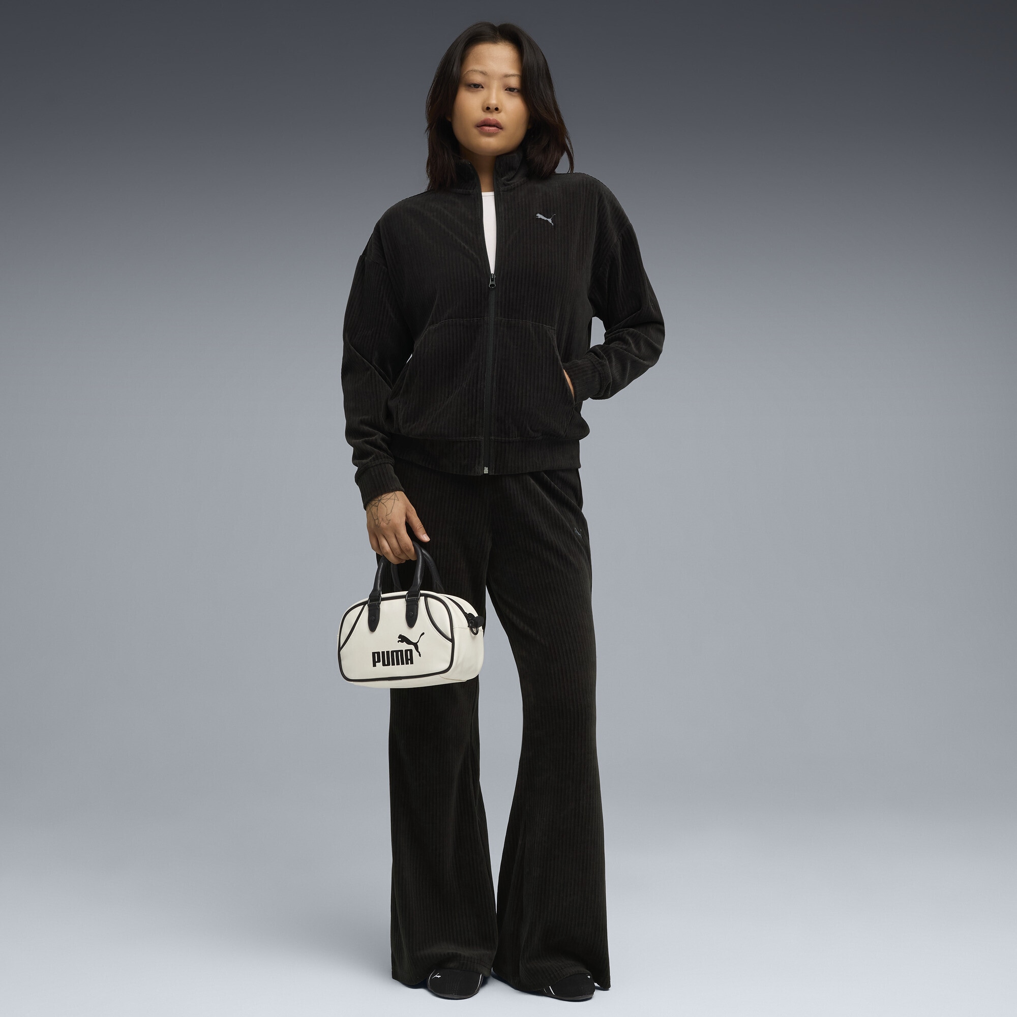 PUMA Jogginganzug »Velour Rib Relaxed Trainingsanzug Damen«