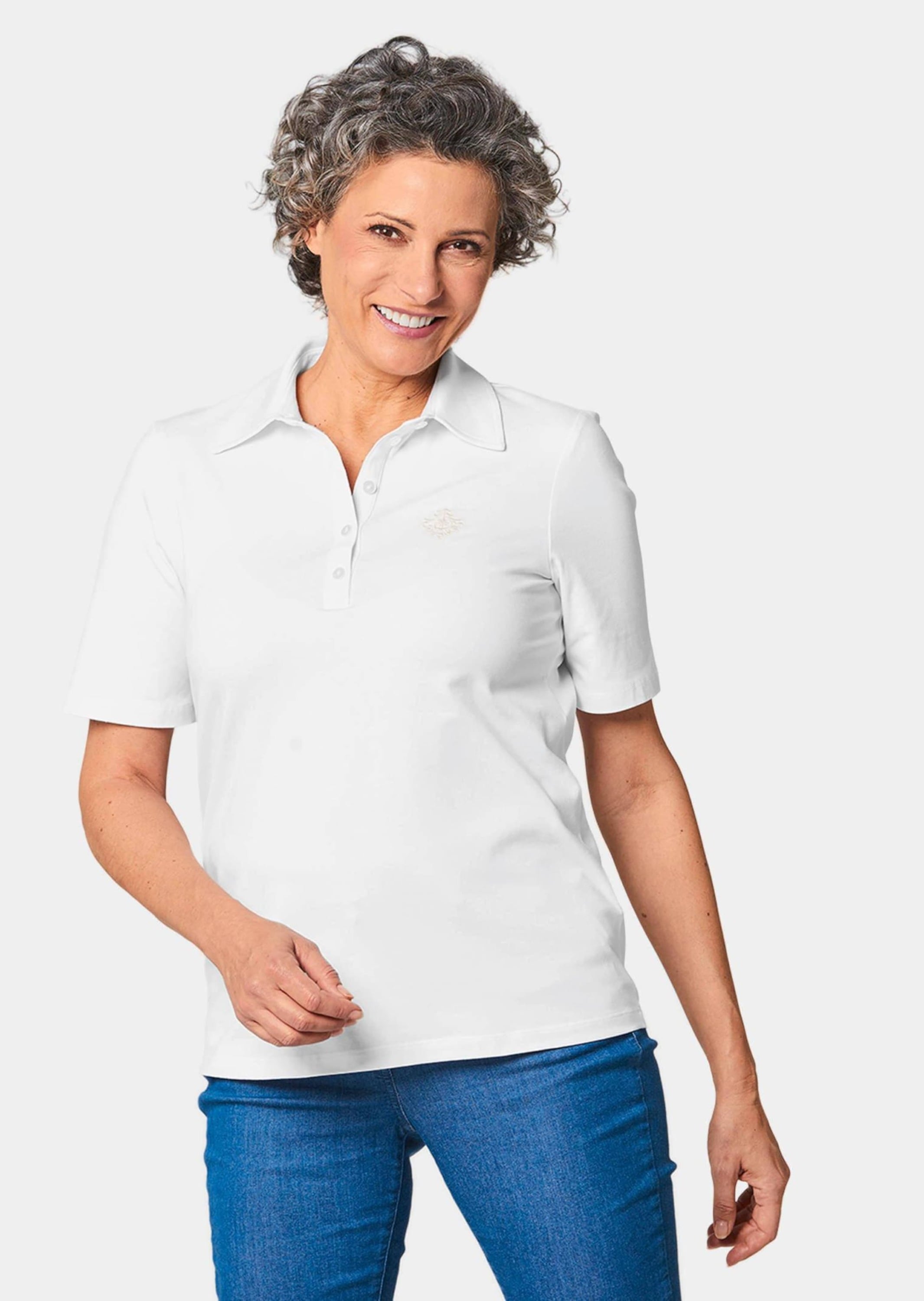 GOLDNER Poloshirt »Poloshirt Stretchbequemes Poloshirt«