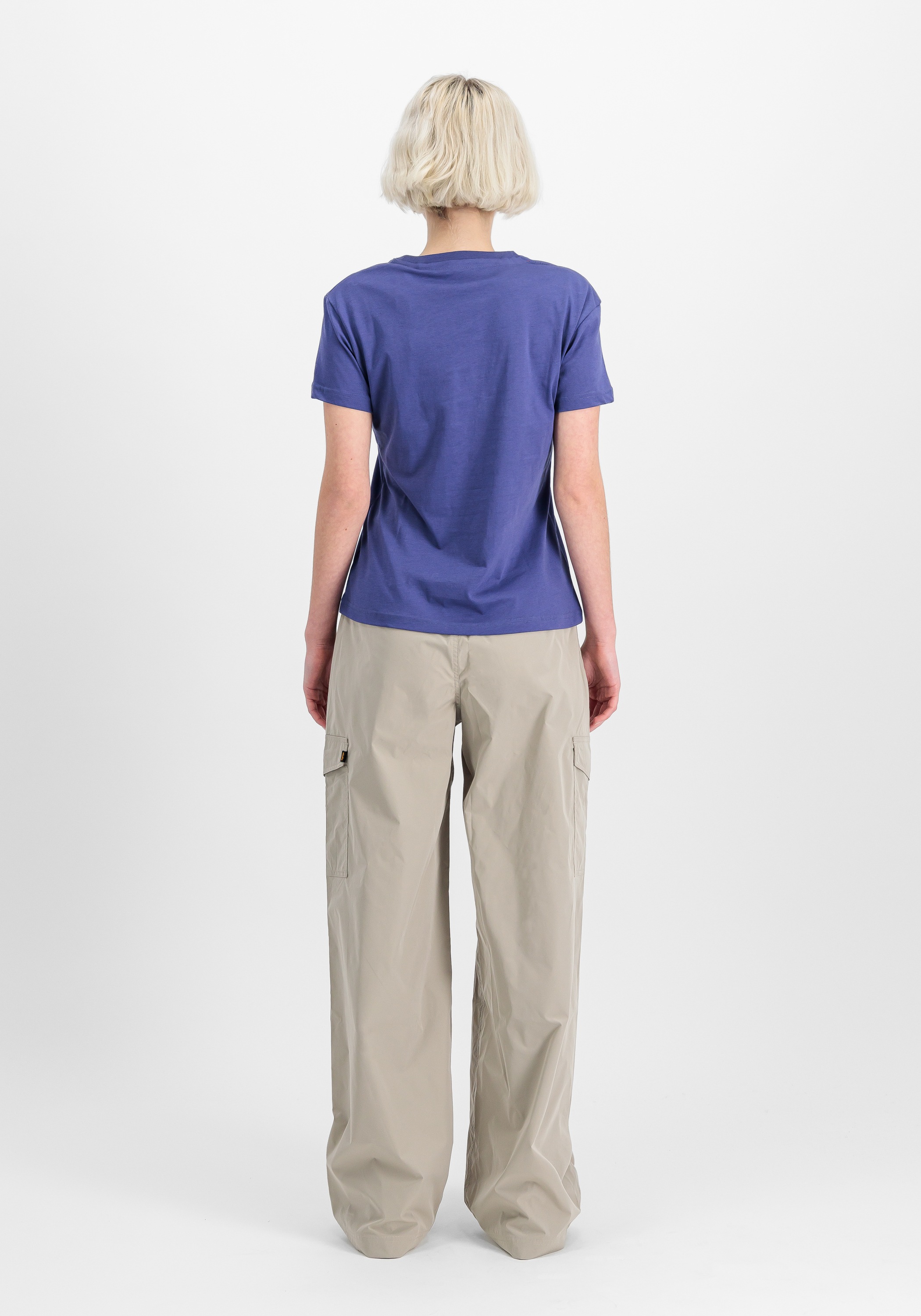 Alpha Industries New Basic T-Shirt mit Kurzarm Night Purple M 3