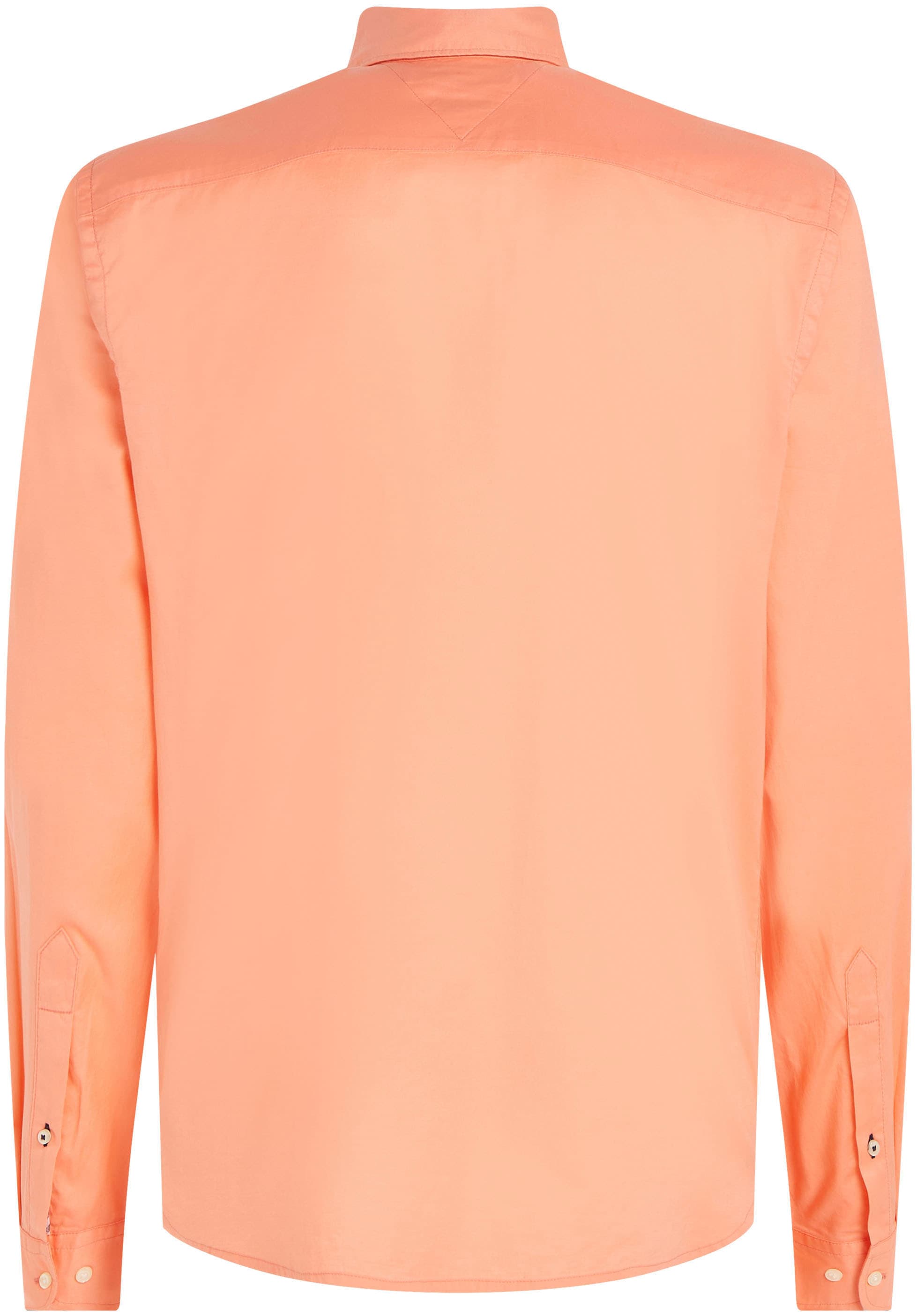 Tommy Hilfiger Langarmhemd »FLEX POPLIN RF SHIRT«, mit Tommy Hilfiger Labelschild innen an der Knopfleiste