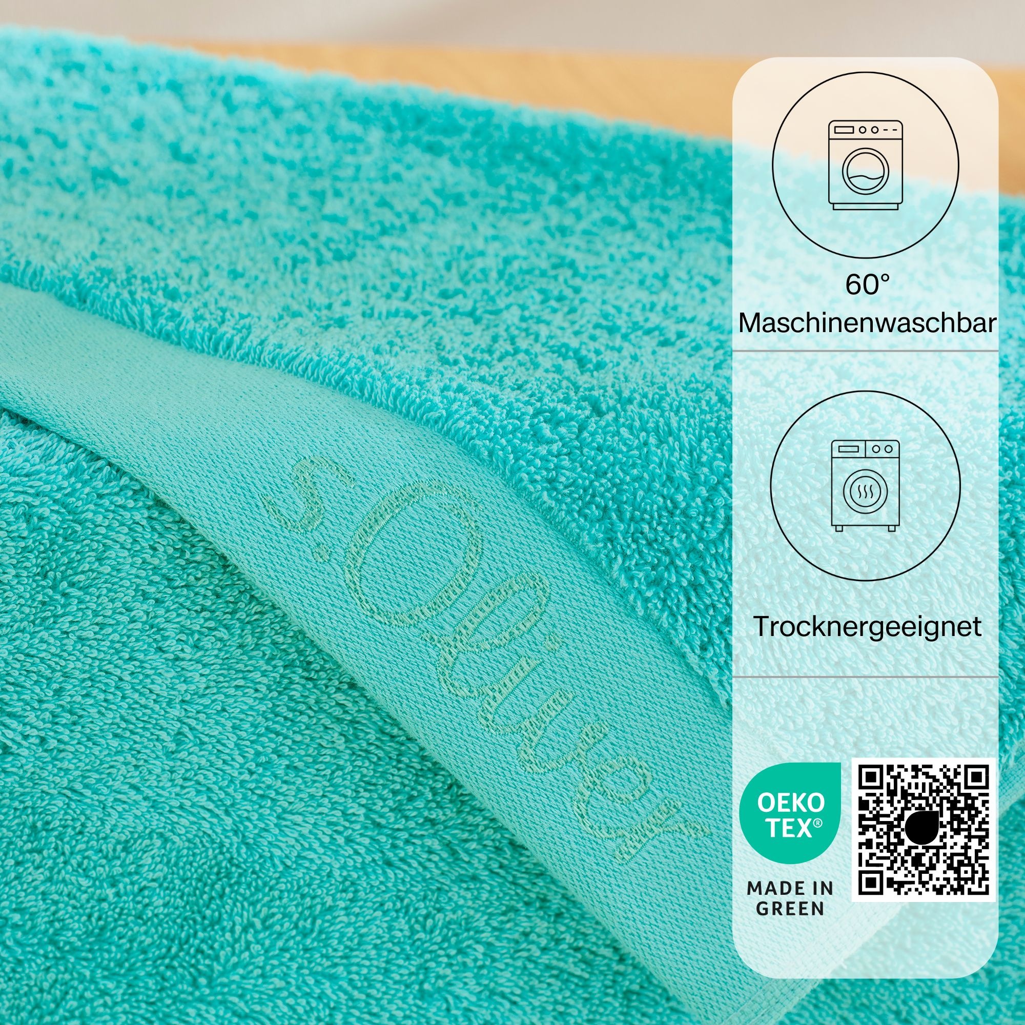 s.Oliver Handtuch Set »s.Oliver, Premium Qualität, 600 gr/m²,« Set 3 Stk. Walkfrottier 1 Gästetuch 30x50 cm, 1 Handtuch 50x100 cm, 1 Duschtuch 70x140 cm