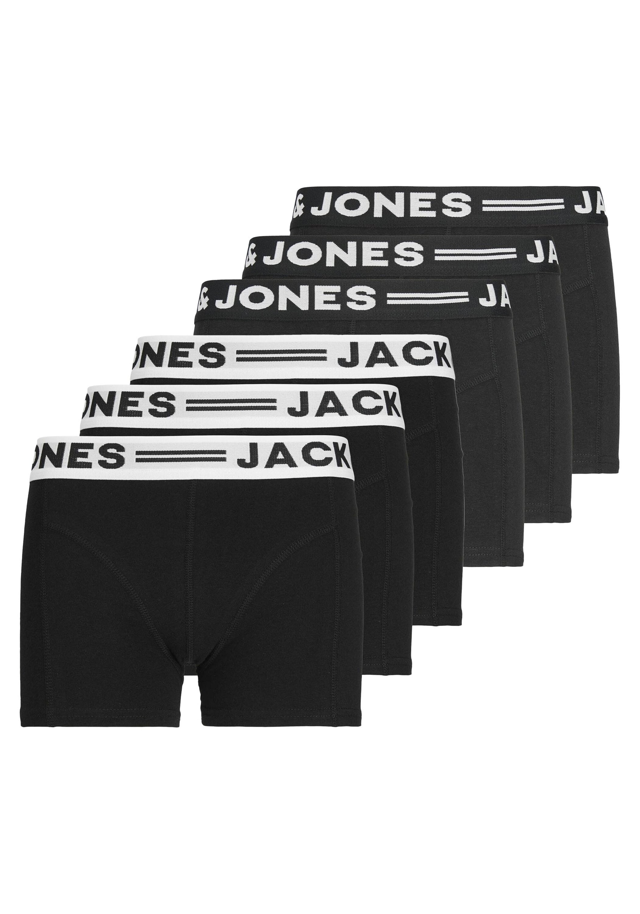 Jack & Jones Boxershorts "Boxershort SENSE TRUNKS 6 PACK JNR NOOS 6er Pack"