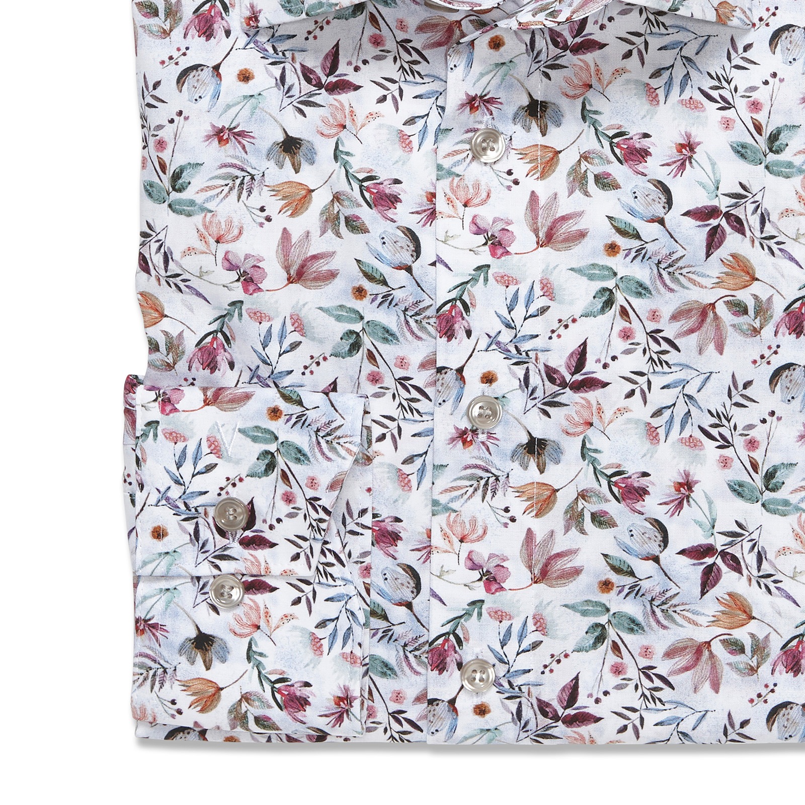 Thumbnail - MARVELIS Langarmhemd mit floralem Allover-Print