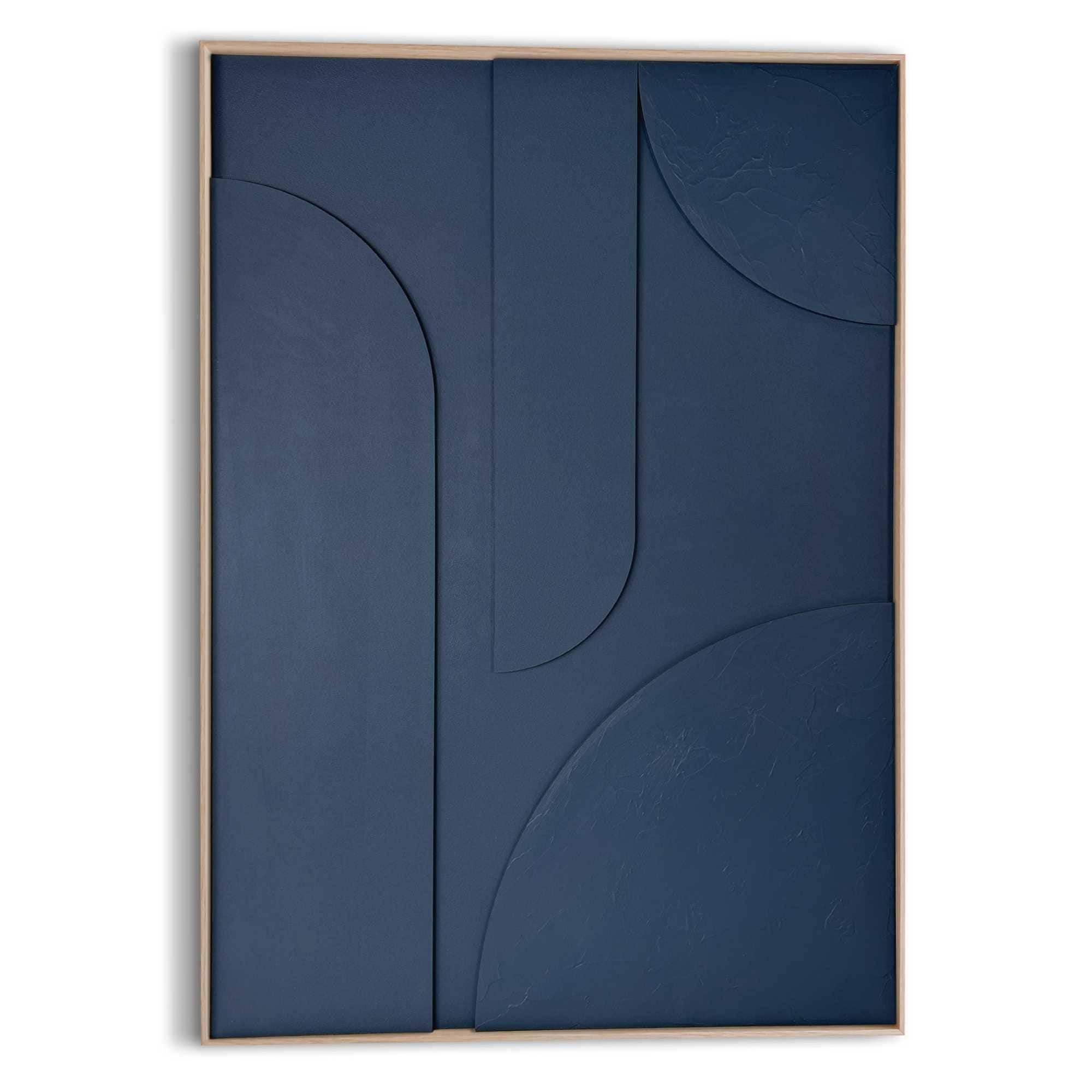 Reinders! XXL-Wandbild »Saturn - blue« 1 Stk. tlg. Wohnzimmer - Blau - MDF,Pflaster - Abstrakt - 70x100 cm