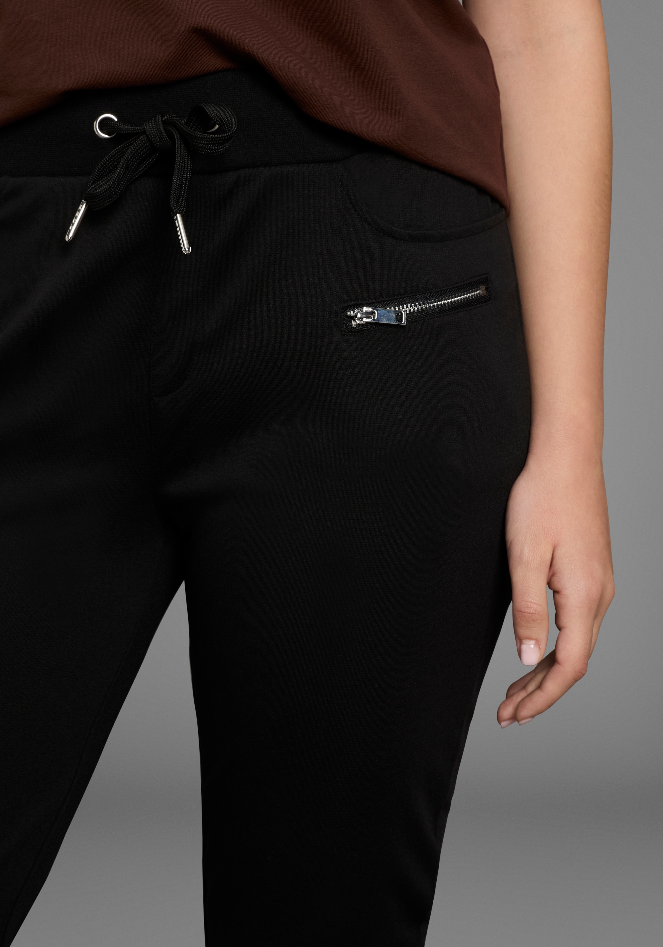 Bruno Banani Jerseyhose, Saum-Bündchen