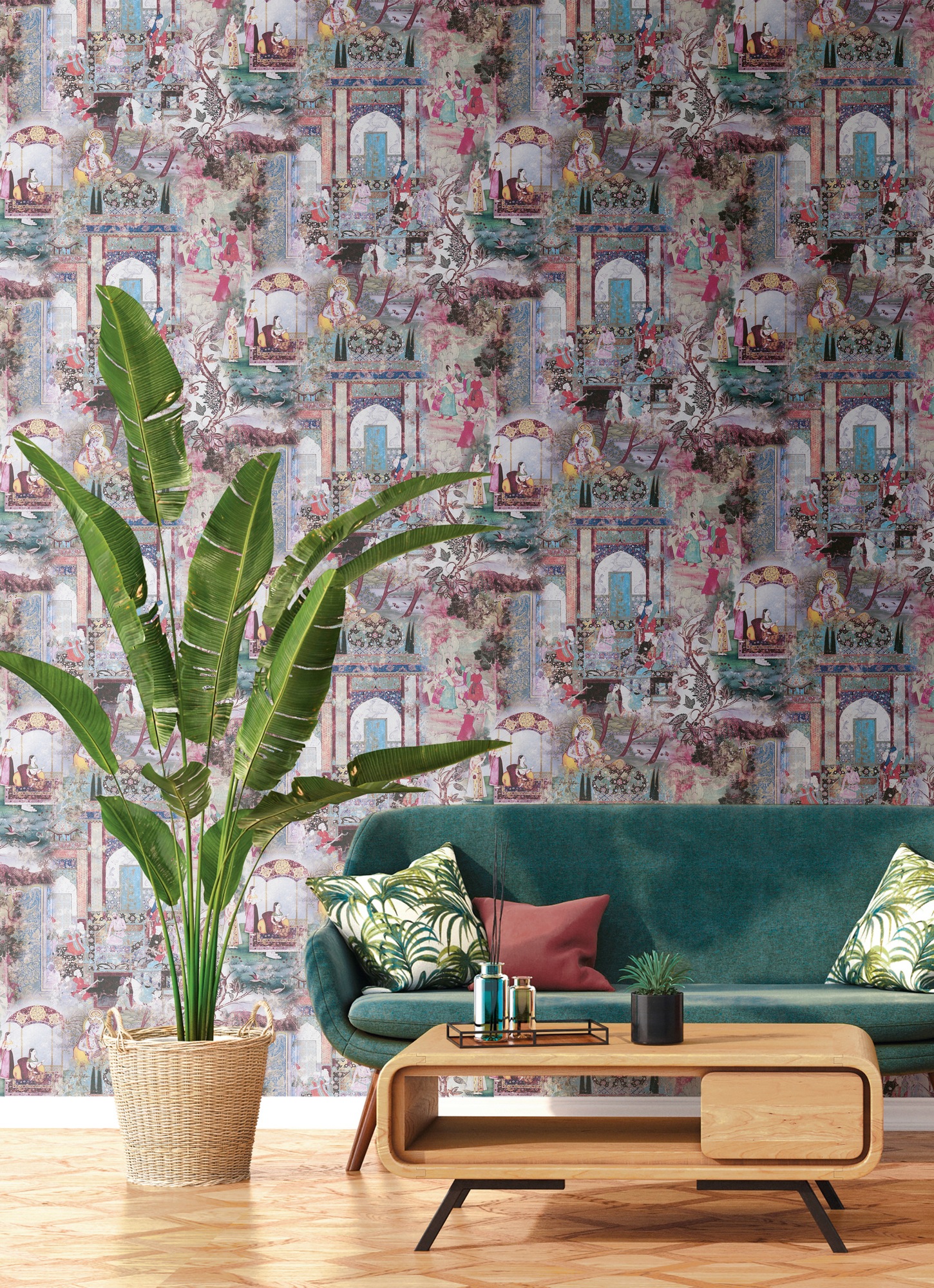 A.S. Création Vliestapete »Dream Flowery«, Ethnomuster-abstrakt-minimalistisch, Vintage Tapete Orientalisch Tapeten Wohnzimmer Schlafzimmer Küche Flur