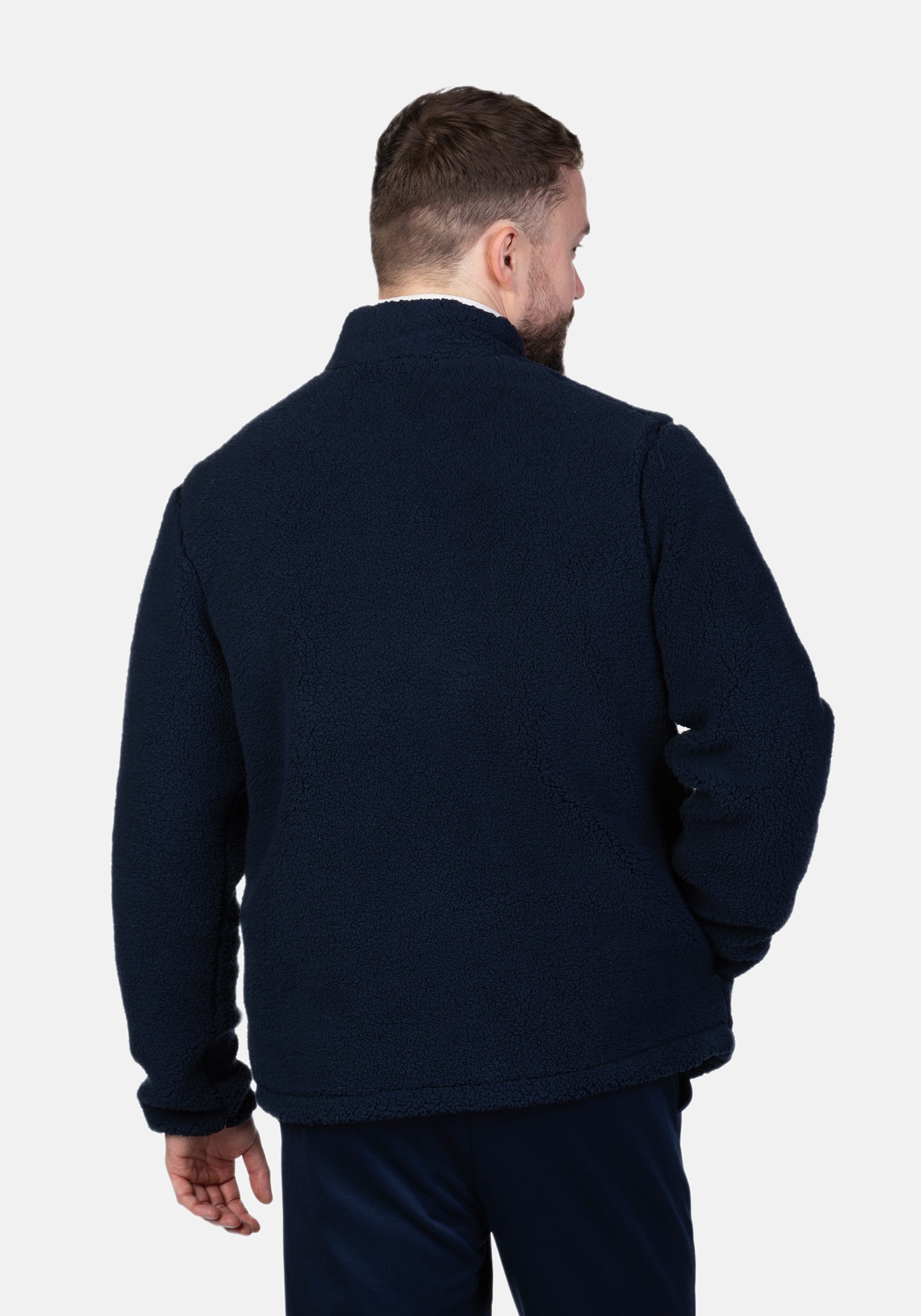 Sergio Tacchini Winterjacke »WHITMAN BORG FLEECE Herren«, ohne Kapuze, Winterjacke Herren, Fleecejacke, Stepjacke, gefüttert, Retro, Sale
