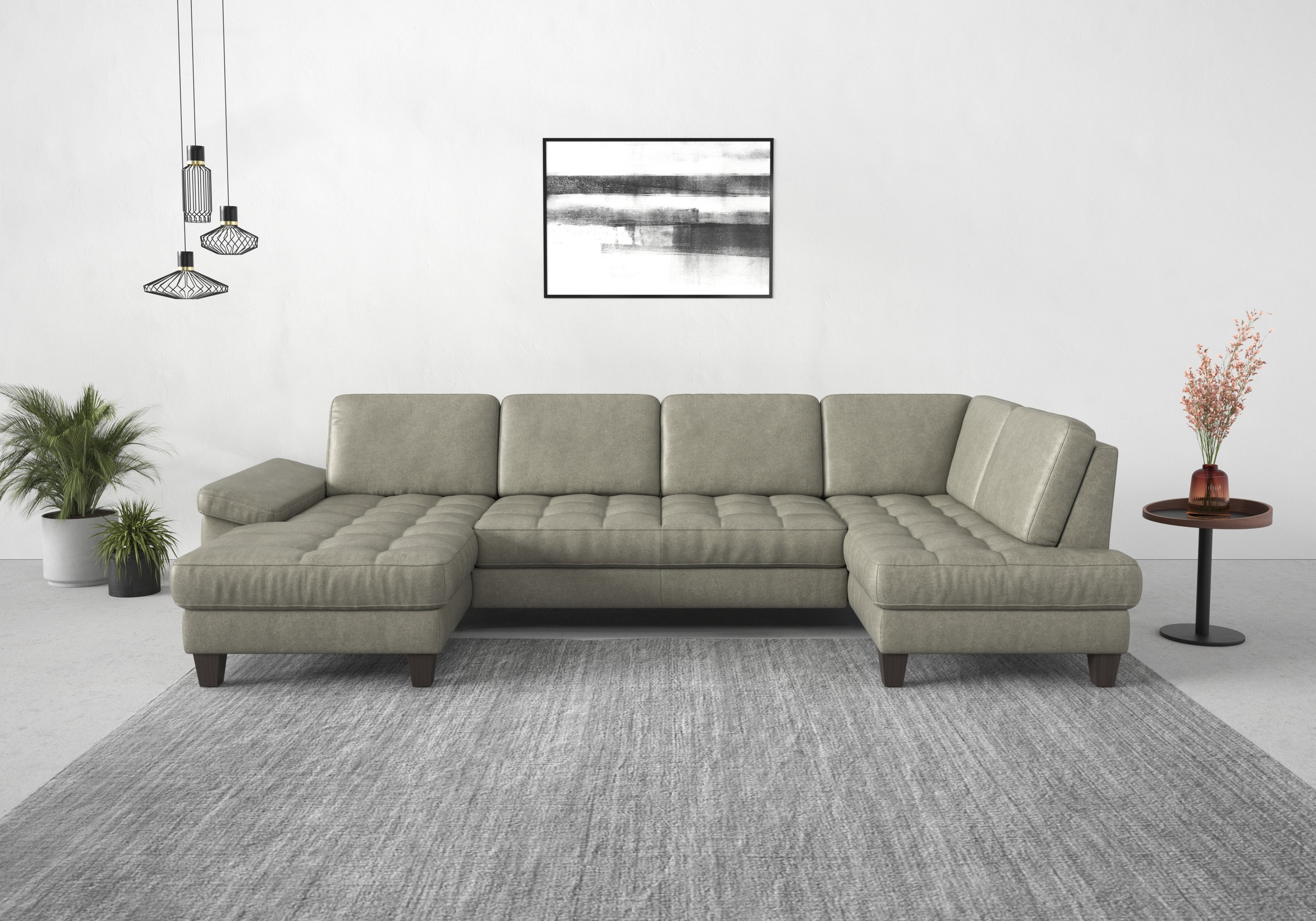 Sit & More Westham U-Shape Sectional Sofa grey 7