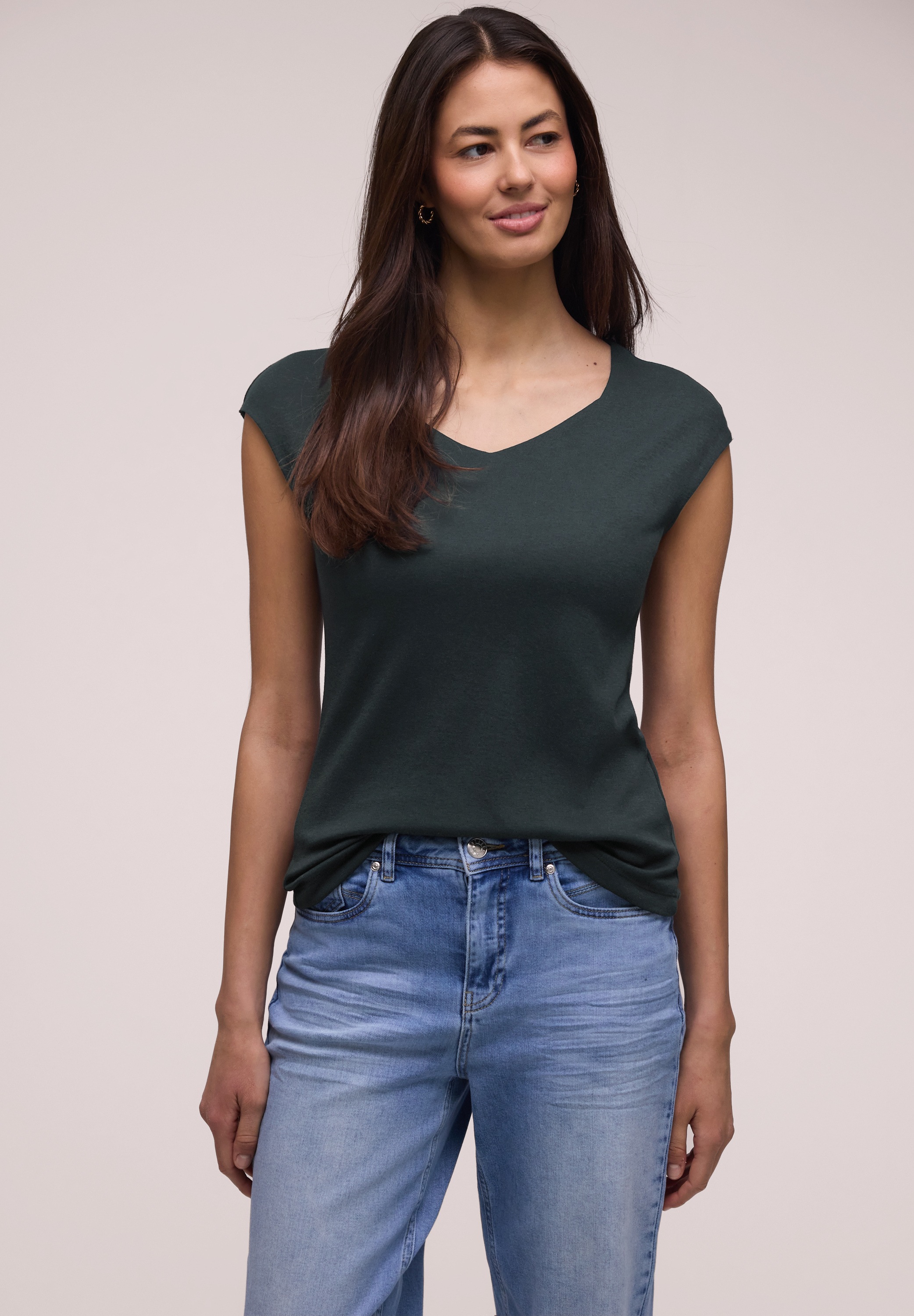 STREET ONE T-Shirt mit Doppelfront