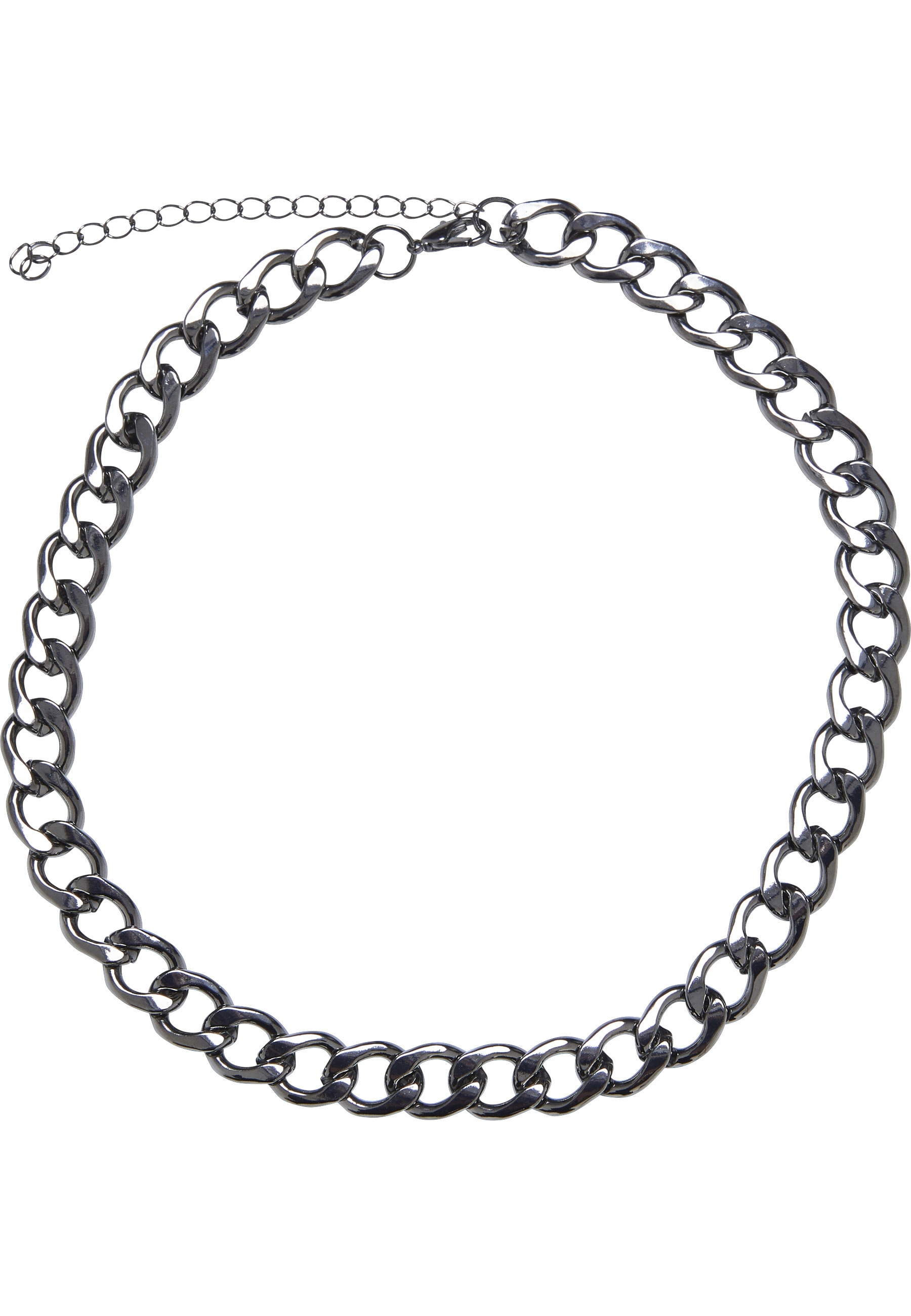 URBAN CLASSICS Damen Edelstahlkette "Urban Classics Unisex Big Chain Necklace", onesize, Eisen, silber, Eisen, Halsketten