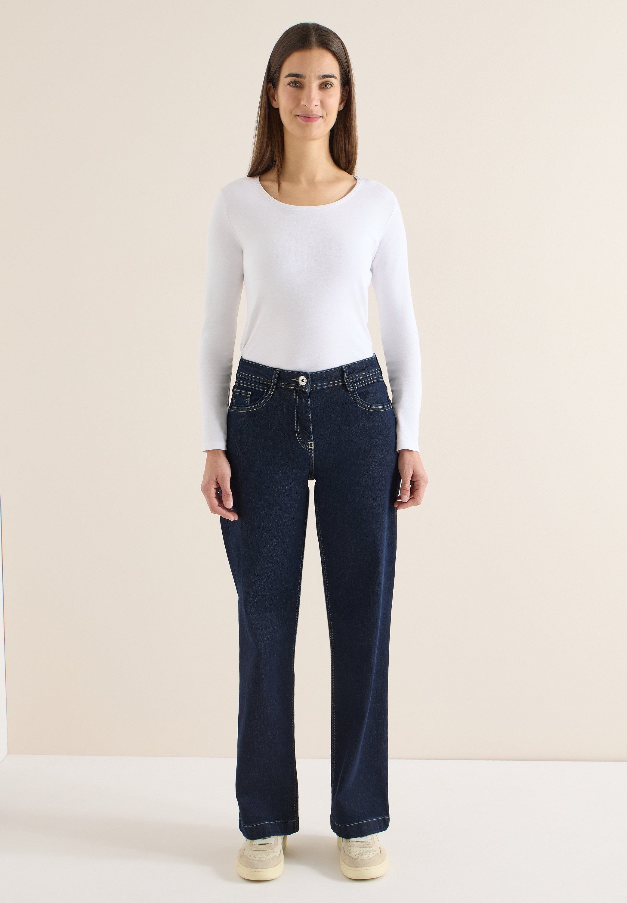 Cecil Loose-fit-Jeans High Waist