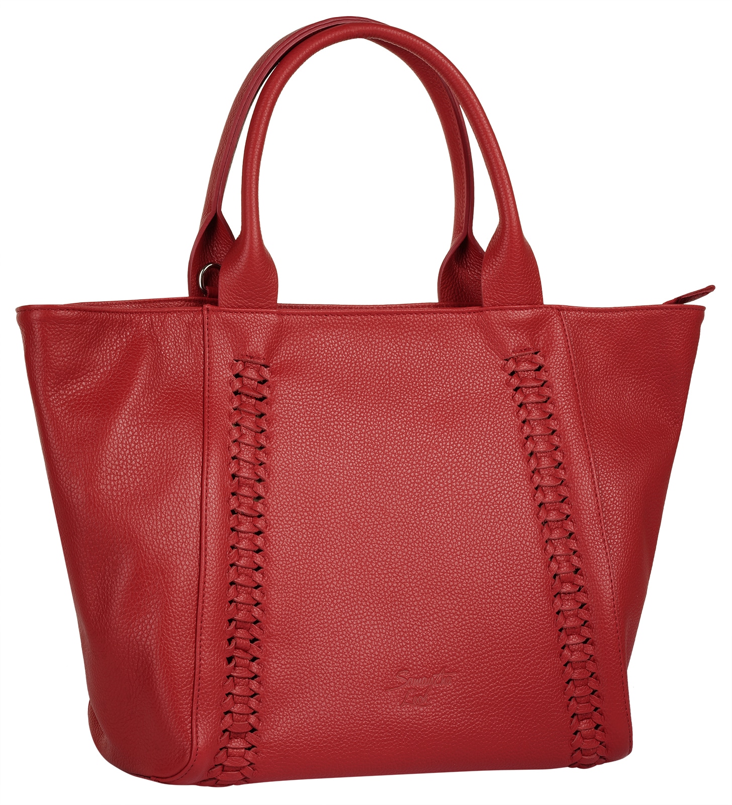 Samantha Look Shopper echt Leder, Made in Italy