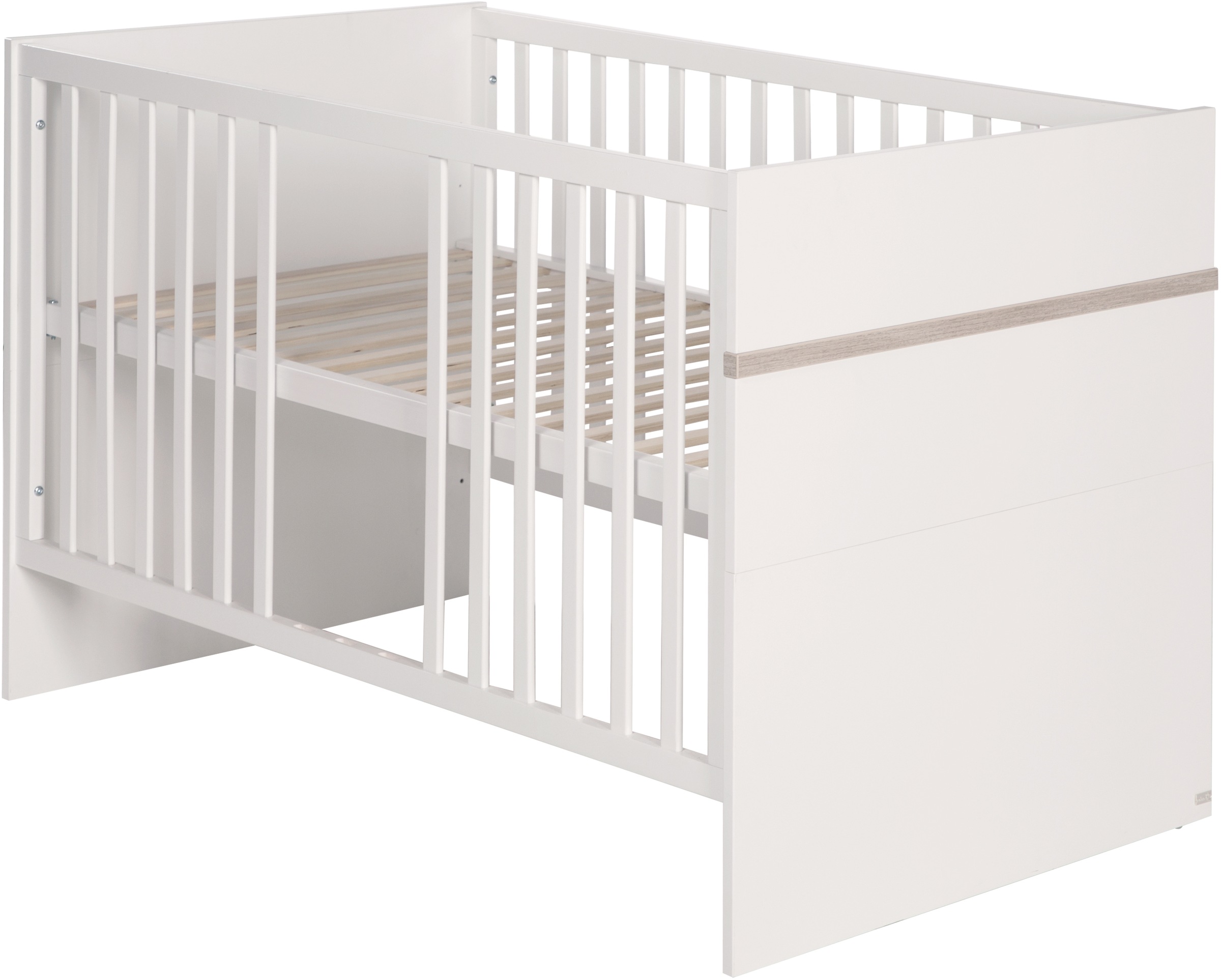 roba® Babymöbel-Set »Moritz«, (Spar-Set, 2 St., Kinderbett, Wickelkommode), mit Kinderbett und Wickelkommode; Made in Europe