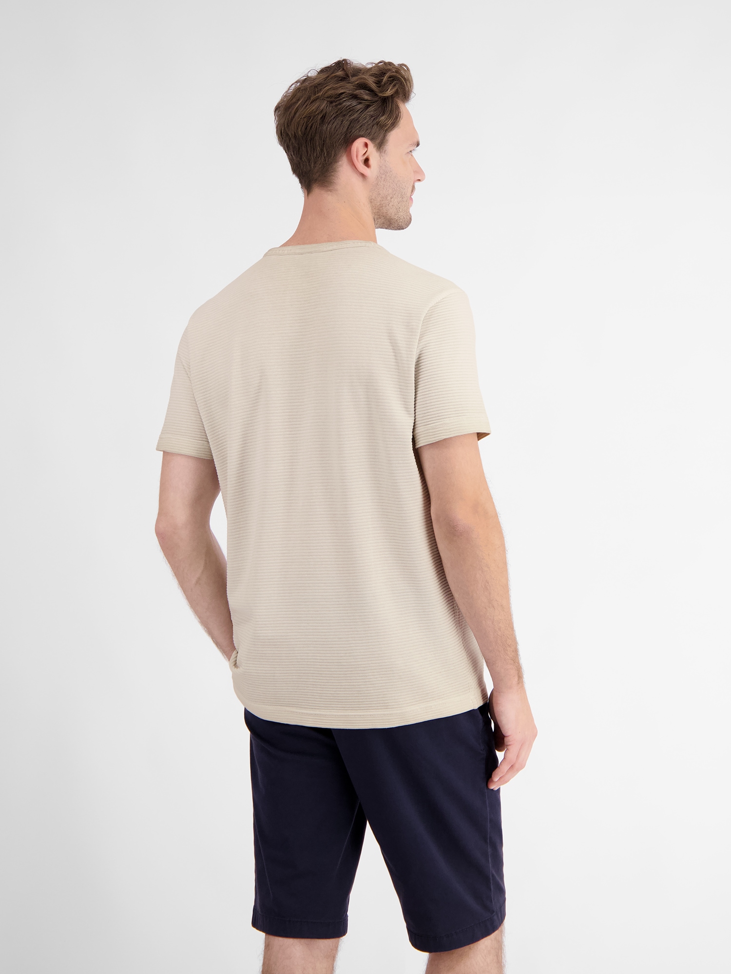 LERROS Henleyshirt »LERROS Serafino für Herren in sportlicher Optik«