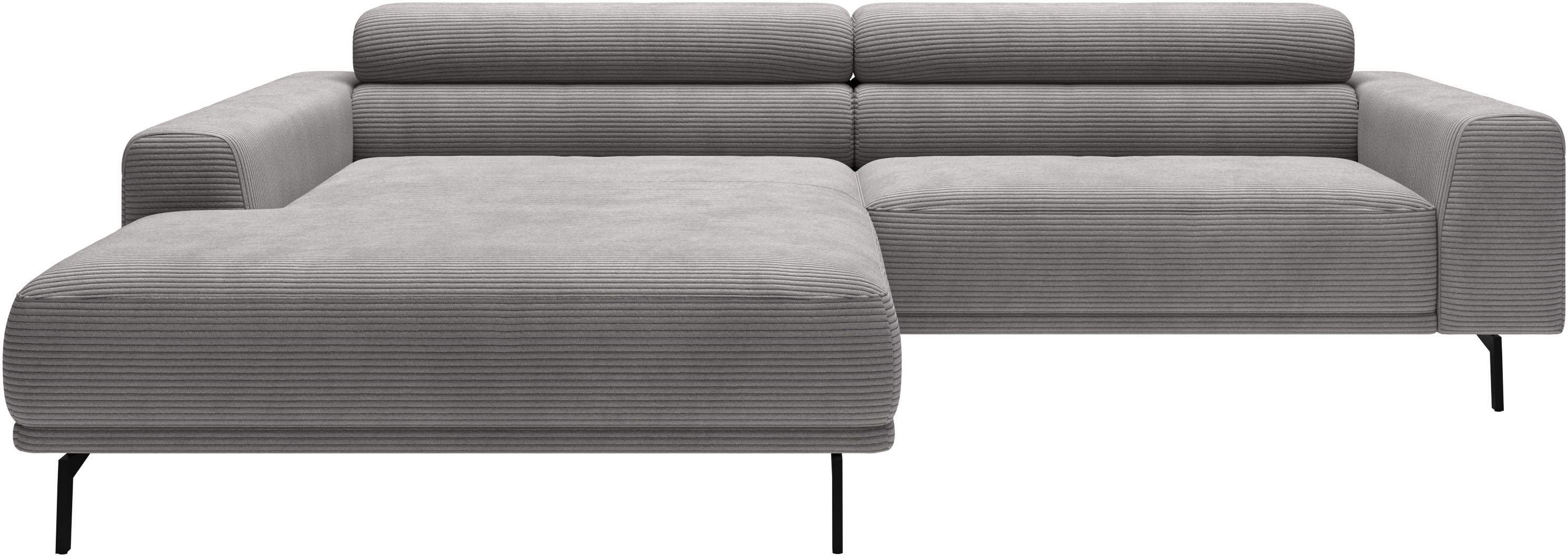 SCHÖNER WOHNEN-Kollektion "Tossa, Modernes Design trifft smarte Funktione, Breite 258 cm" Motorischer Sitzvorzug, Kopfteil-Funktion & Saugroboter-Höhe