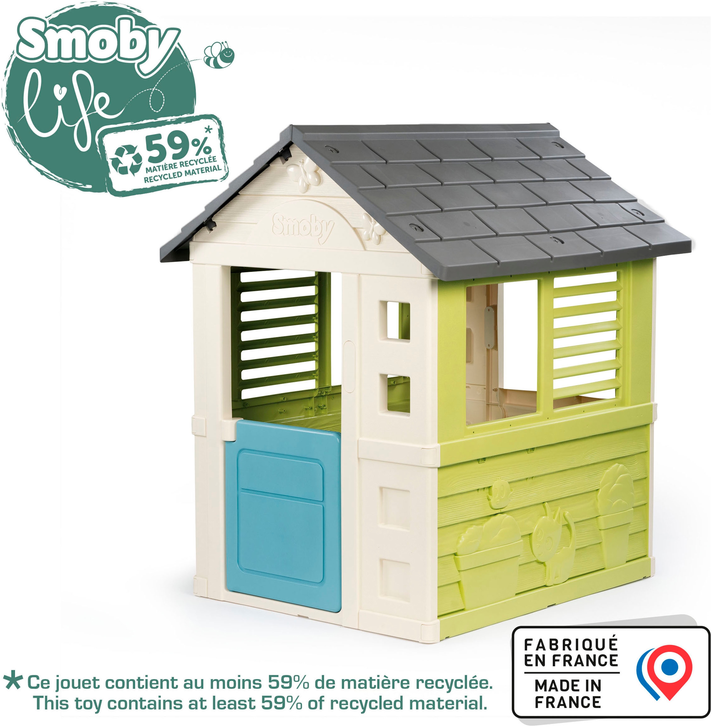 Smoby Spielhaus »Smoby Life, Spielhaus Jolie«, UV- und witterungsbeständig; Made in Europe