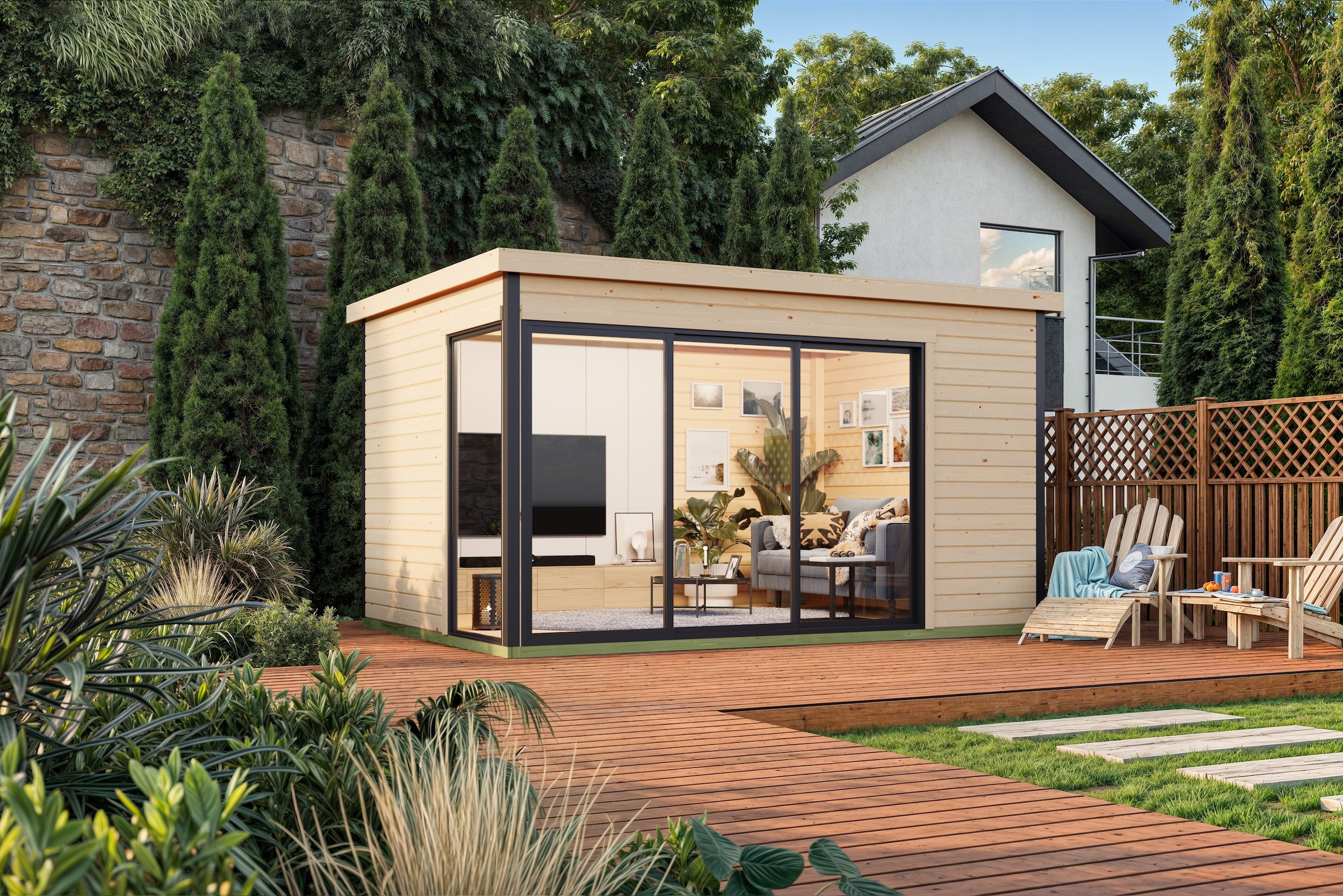 Nordic Holz Gartenhaus "AUSTIN 6" günstig online kaufen