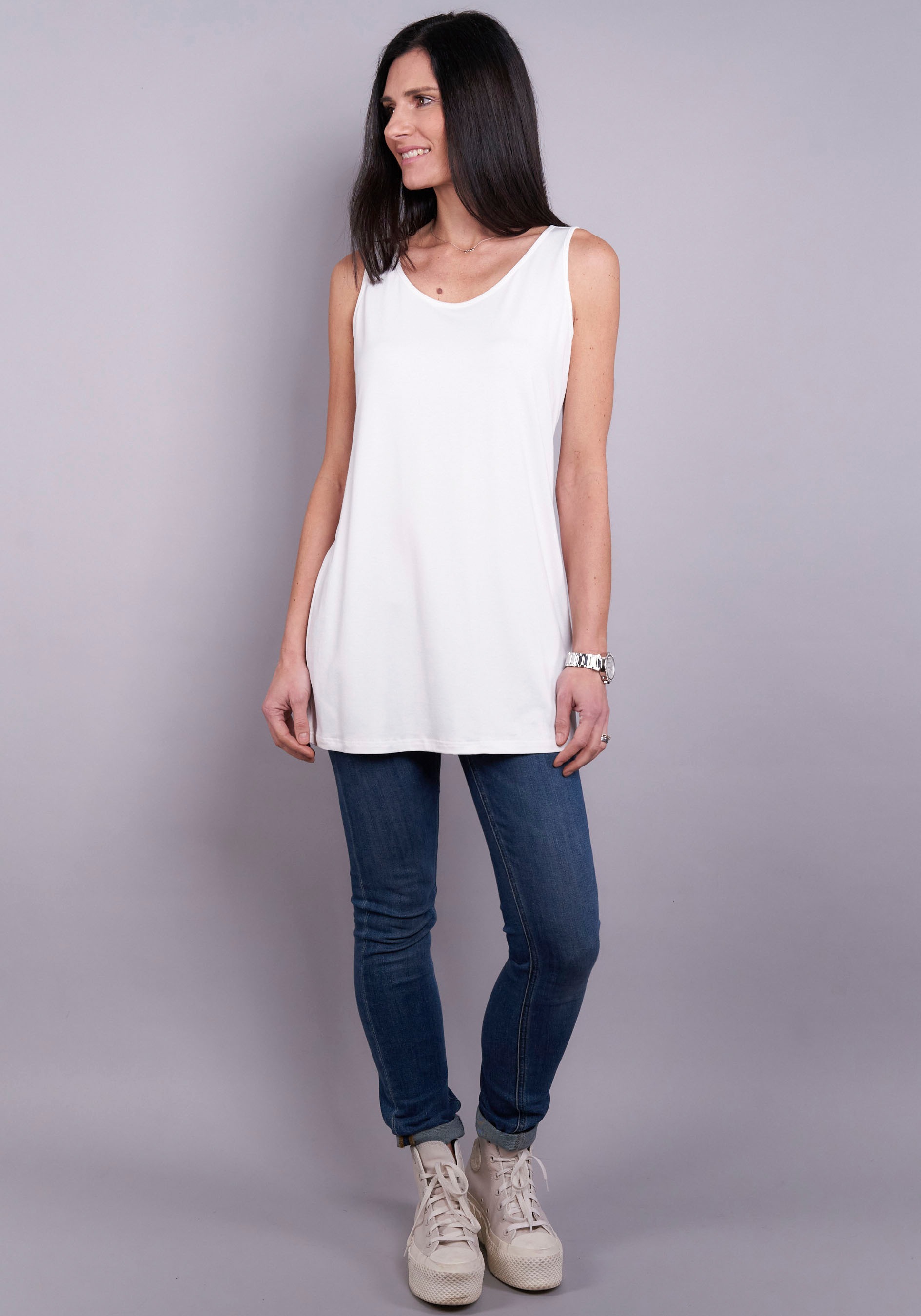 Seidel Moden Longtop mit Viskose und Stretch - MADE IN GERMANY günstig online kaufen