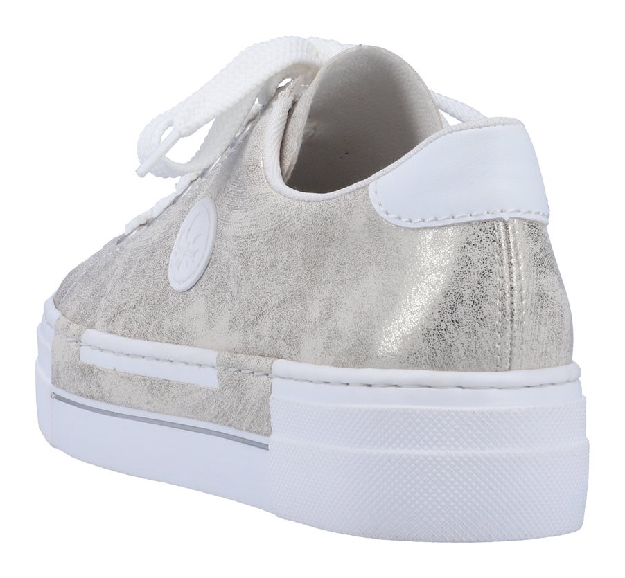 Rieker Sneaker, Freizeitschuh, Halbschuh, Schnürschuh mit Plateausohle