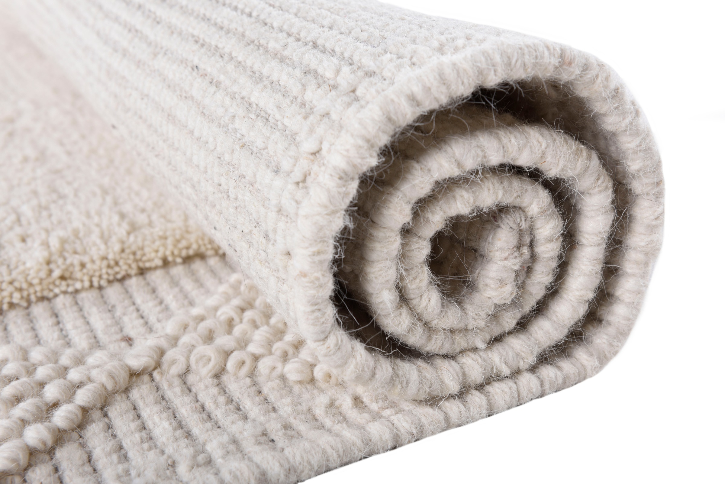 THEKO Bergen 630 Wool Rug Wool White 90x160cm 3