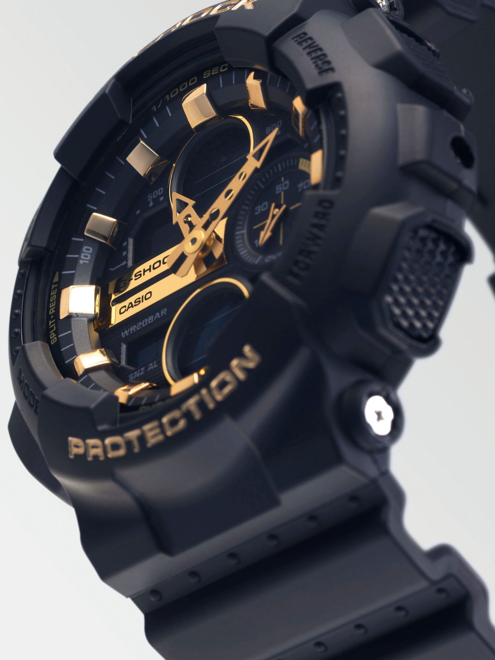 CASIO G-SHOCK Chronograph, Quarzuhr, Armbanduhr, Damen, Herren,Digitaluhr, bis 20 bar wasserdicht