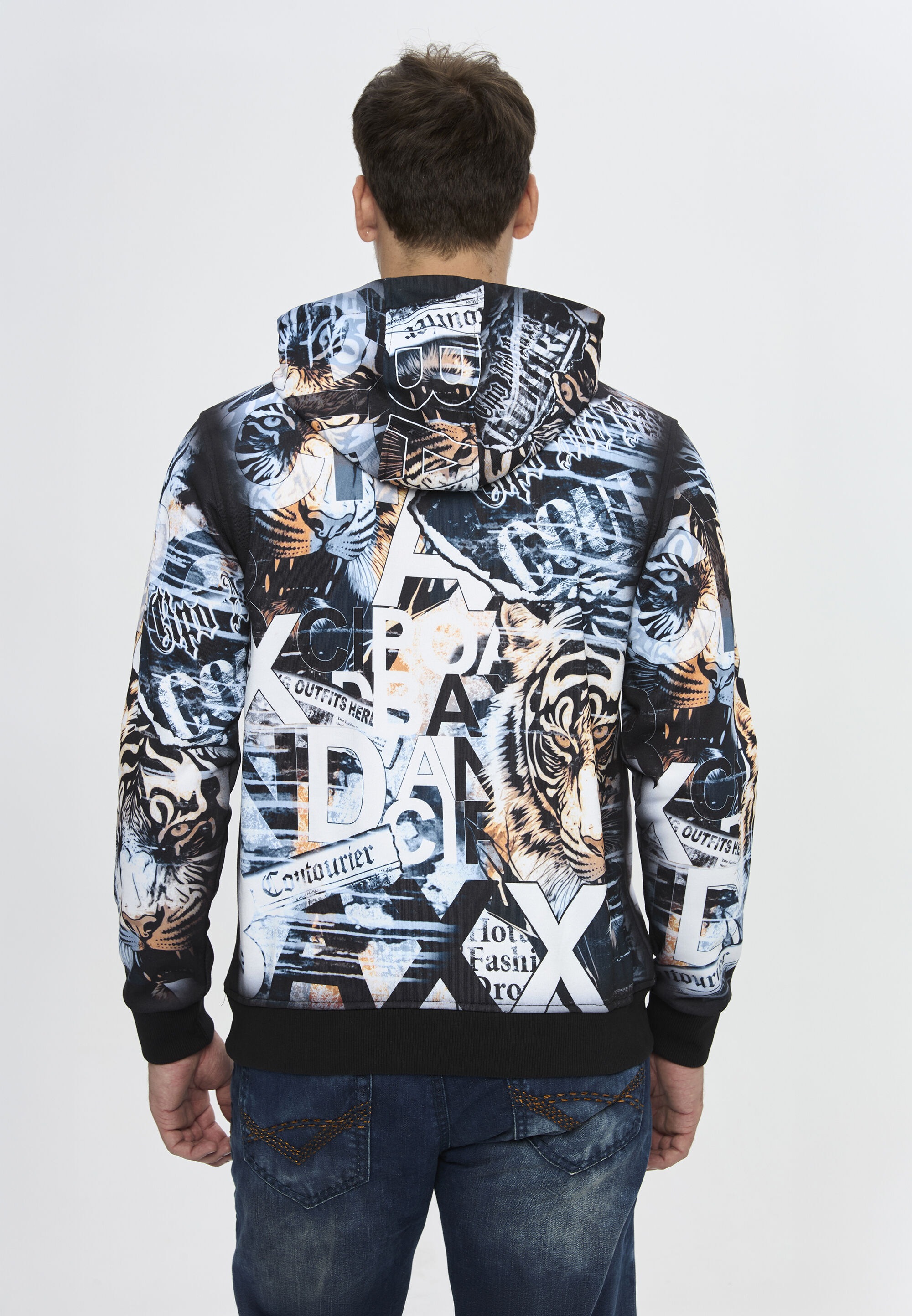 Cipo & Baxx Kapuzenpullover »Hoodie« mit Kapuze