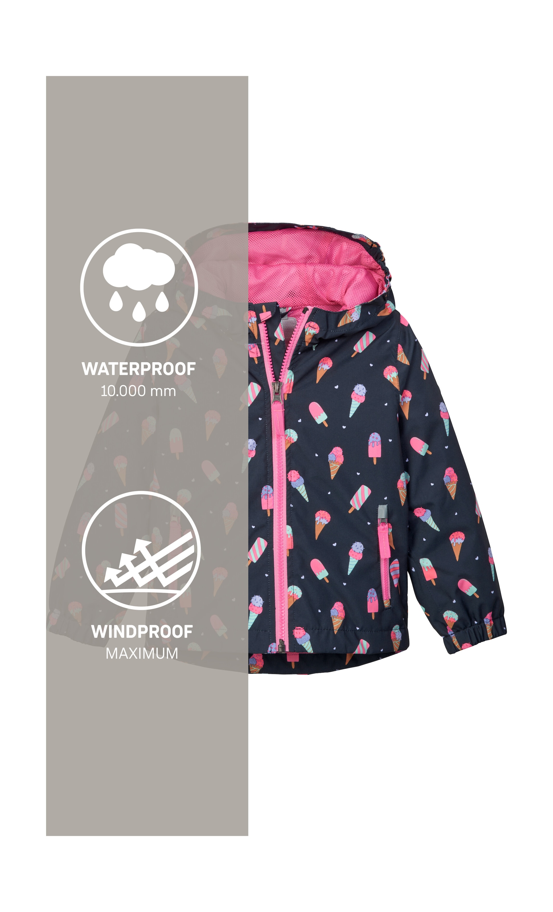 first instinct by killtec Funktionsjacke »FIOS 5 MNS JCKT«, Wasserdichte Funktionsjacke mit Grow-Up-Funktion und PFAS-frei.