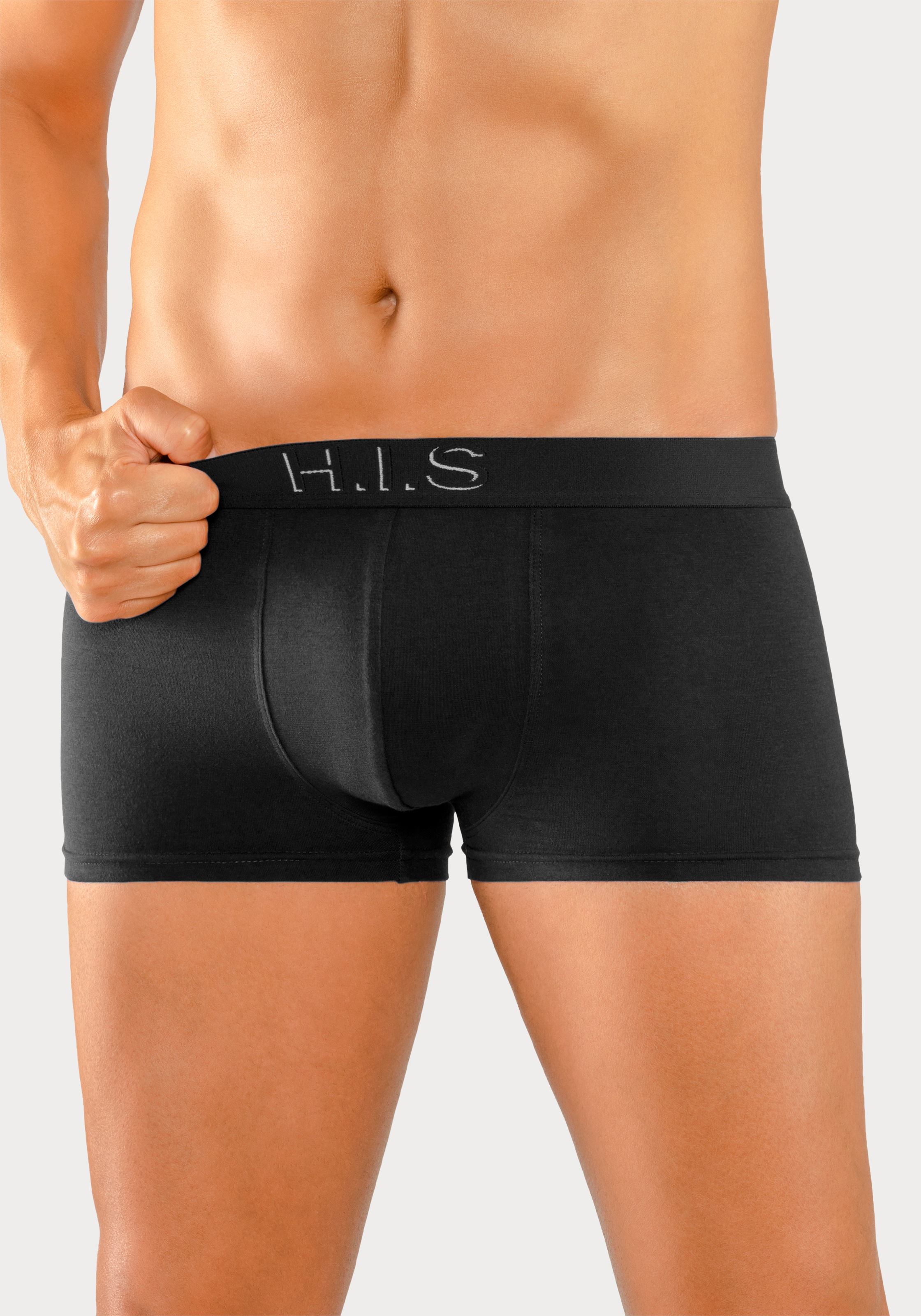 H.I.S Hipster, (Packung, 5 St.), knapp sitzende Boxershorts am Webbund mit günstig online kaufen