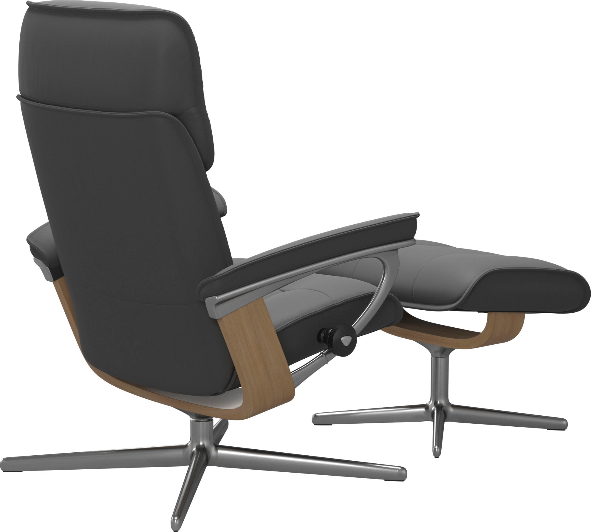 Stressless® Relaxsessel »Admiral«, mit Cross Base, Größe M & L, Holzakzent Eiche