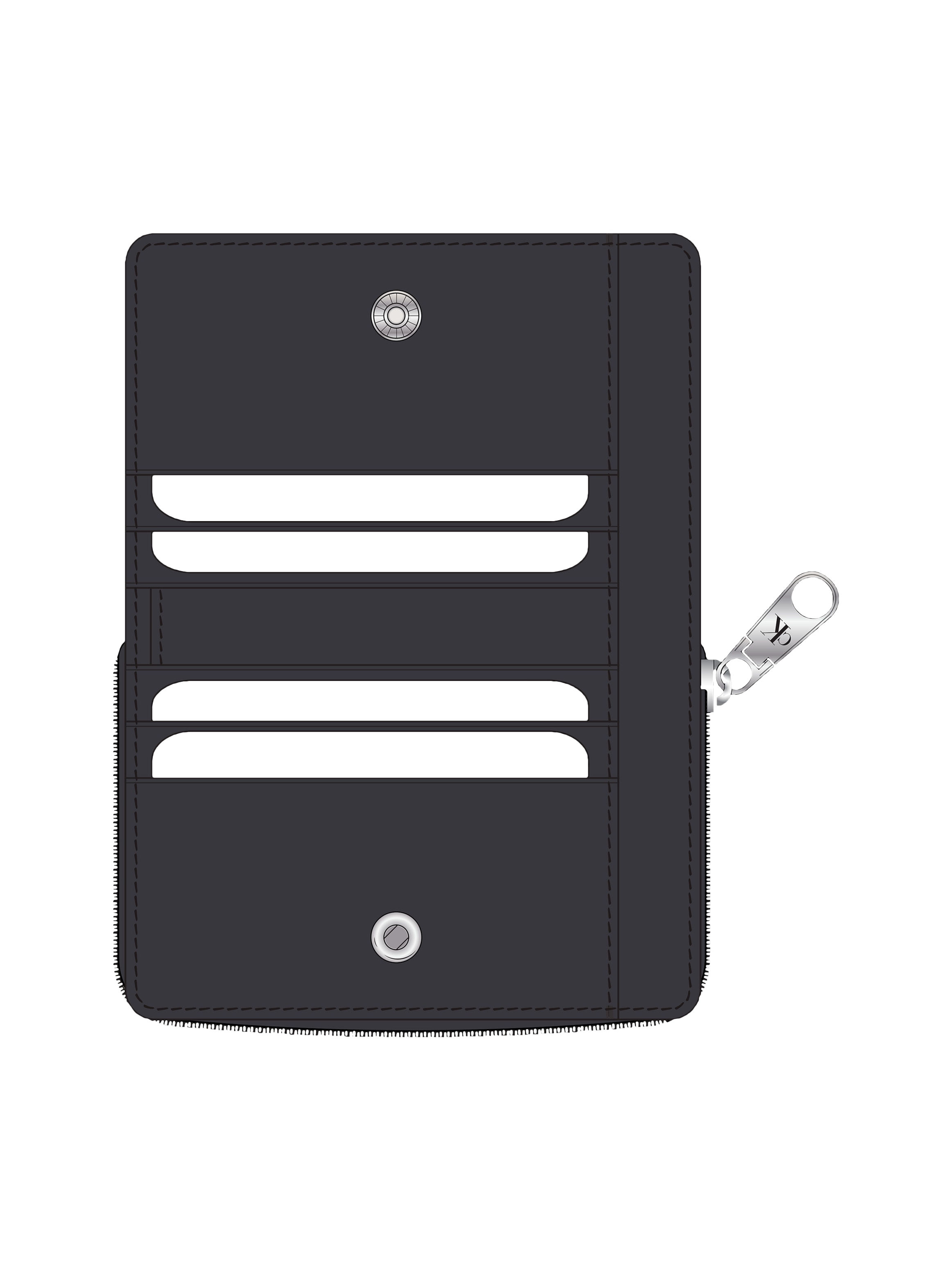 Calvin Klein Jeans Geldbörse »SCULPTED MED ZIP AROUND WALLET«, Geldbeutel, Portemonnaie Damen mit CK Prägung