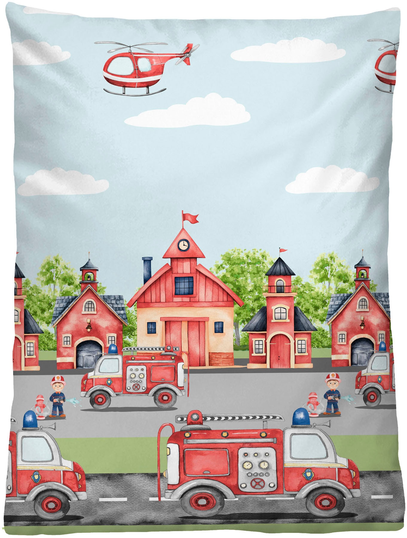 Biberna Kinderbettwäsche »0004523« 2 Stk. tlg. wohlig warm + weich, pflegeleicht, 100% Baumwolle, Reißverschluss