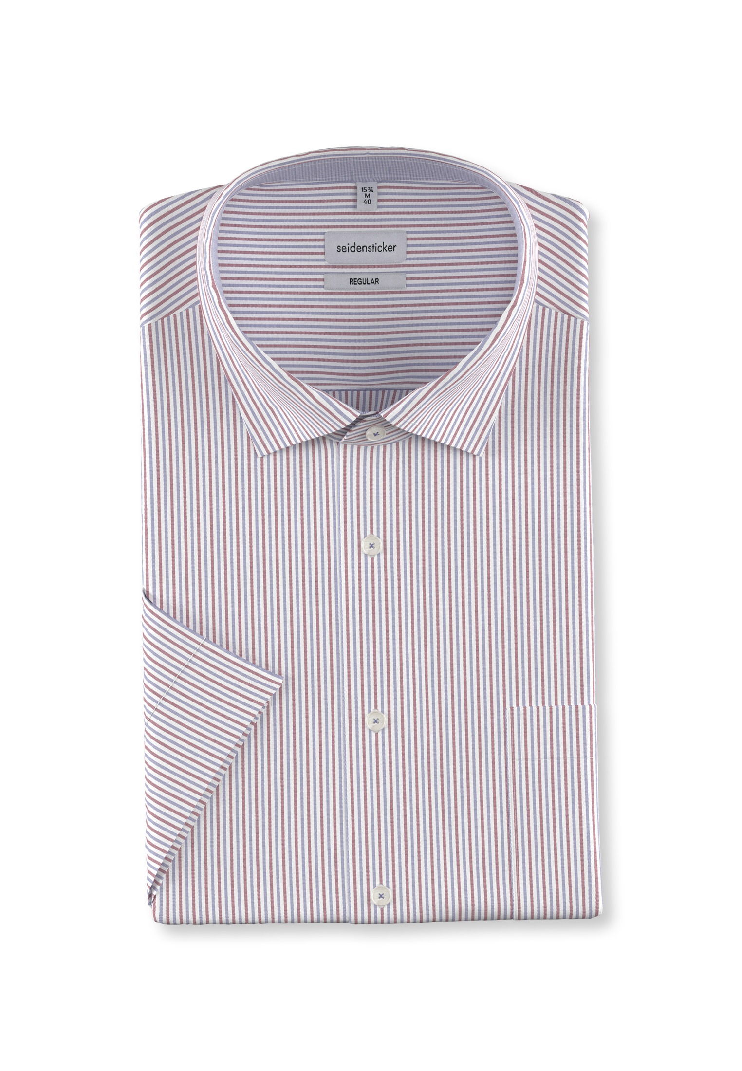 seidensticker Businesshemd »Regular« Regular 1/2 Kentkragen Streifen