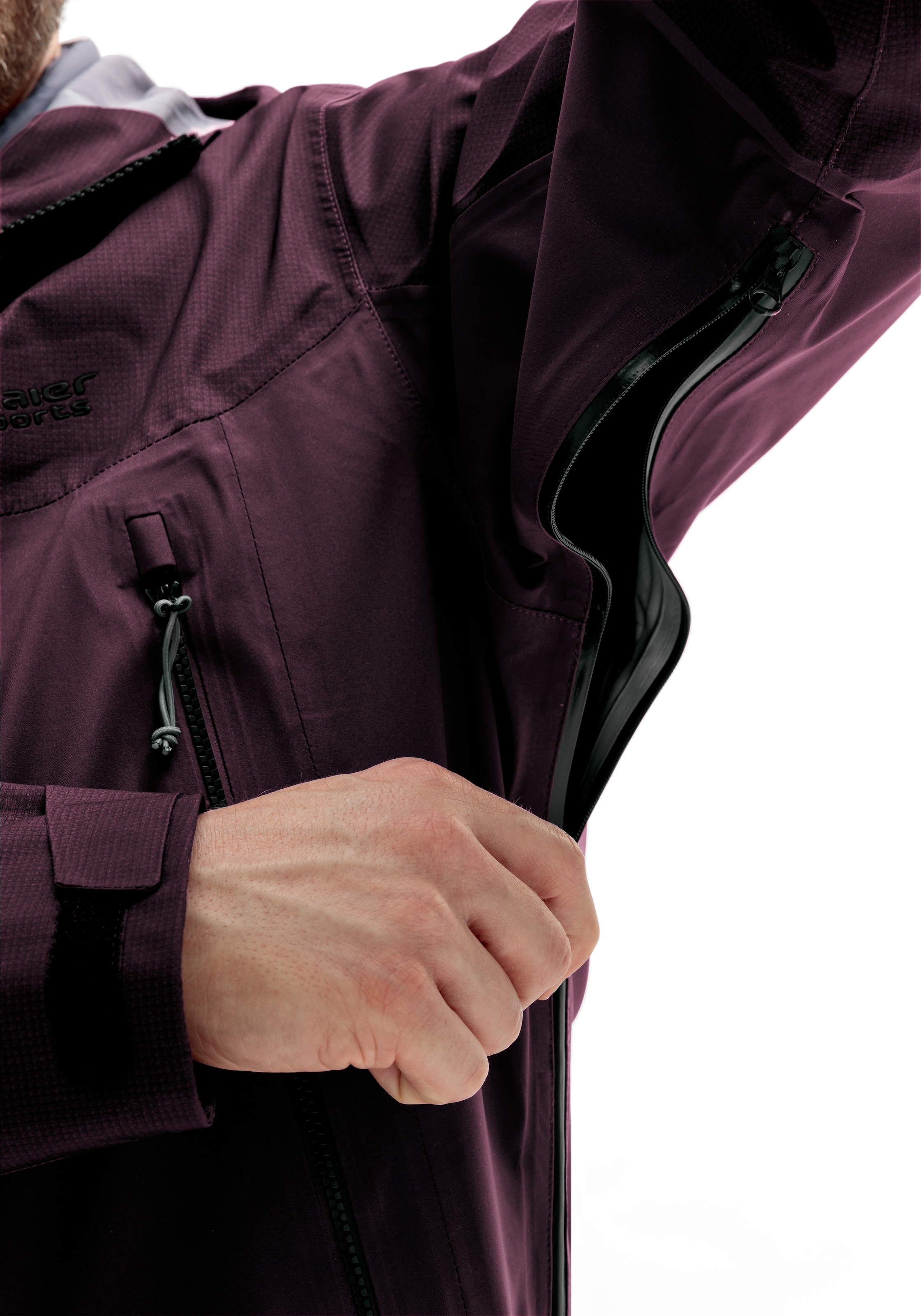 Maier Sports Skijacke »Marsicano 3lg«, Herren 3-Lagen-Jacke Winterjacke wasserdicht
