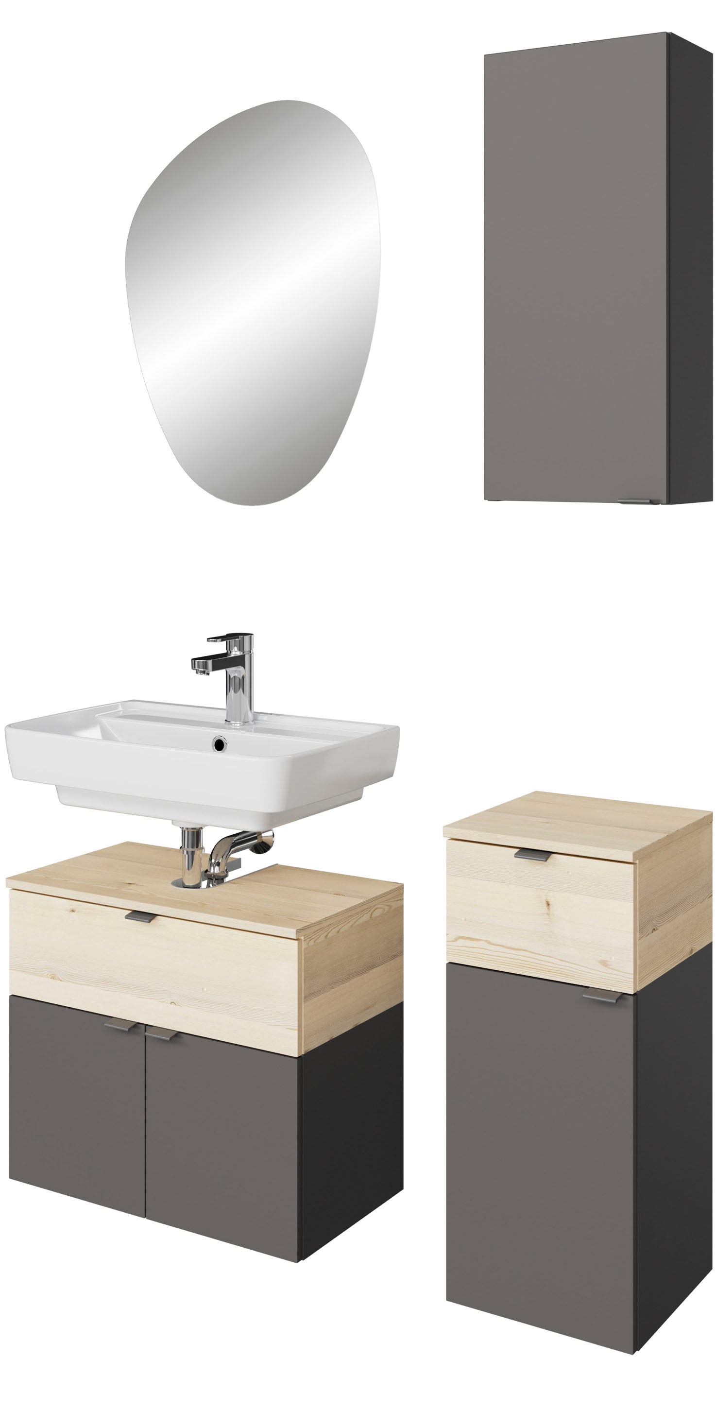 Saphir Badmöbel-Set "Quickset 394" Komplett-Set, 4 Stk. tlg. günstig online kaufen