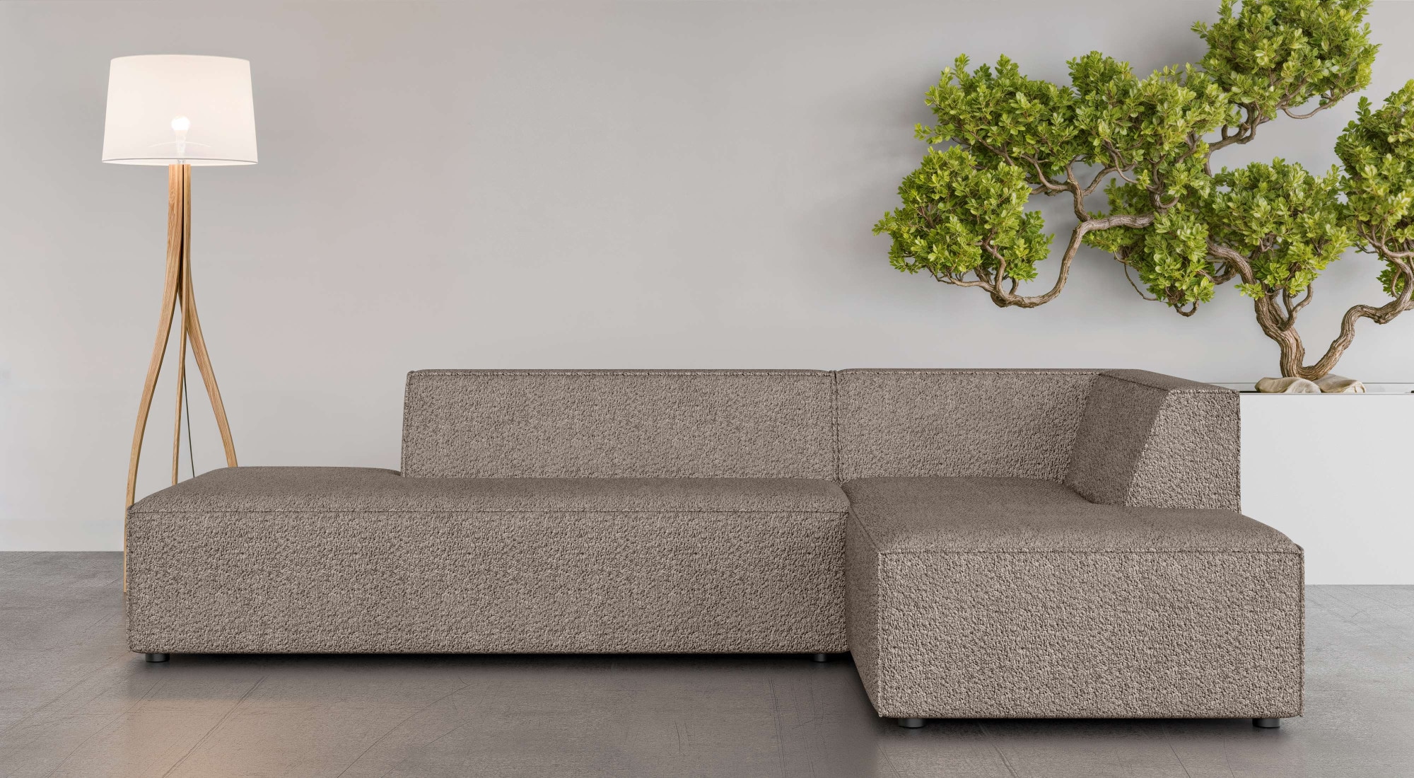 OTTO home Ecksofa "Ecksofa Cavan mit Ottomane links oder rechts bestellbar" günstig online kaufen