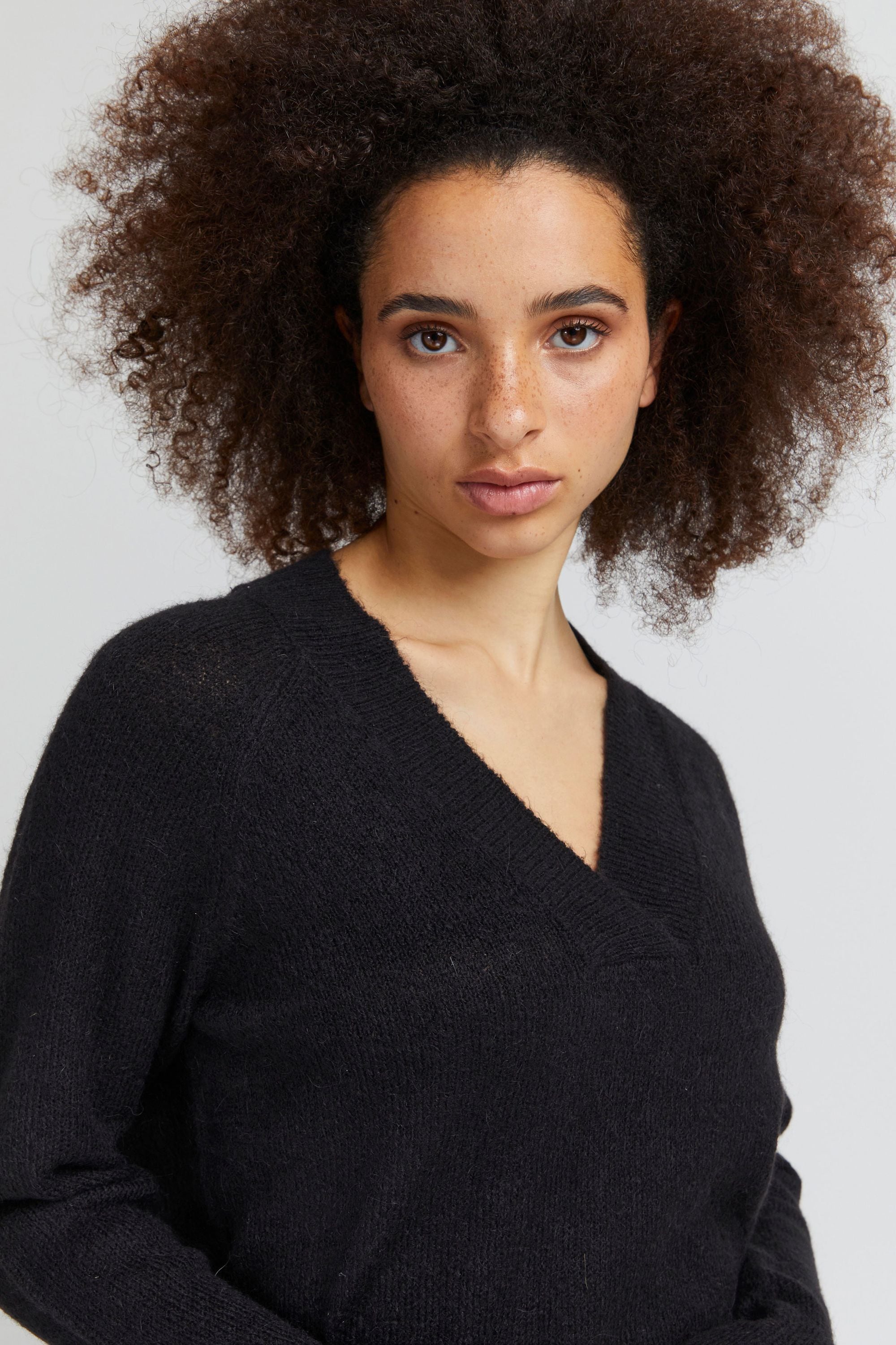 Ichi Strickfleece-Pullover »Strickpullover IHKamara«