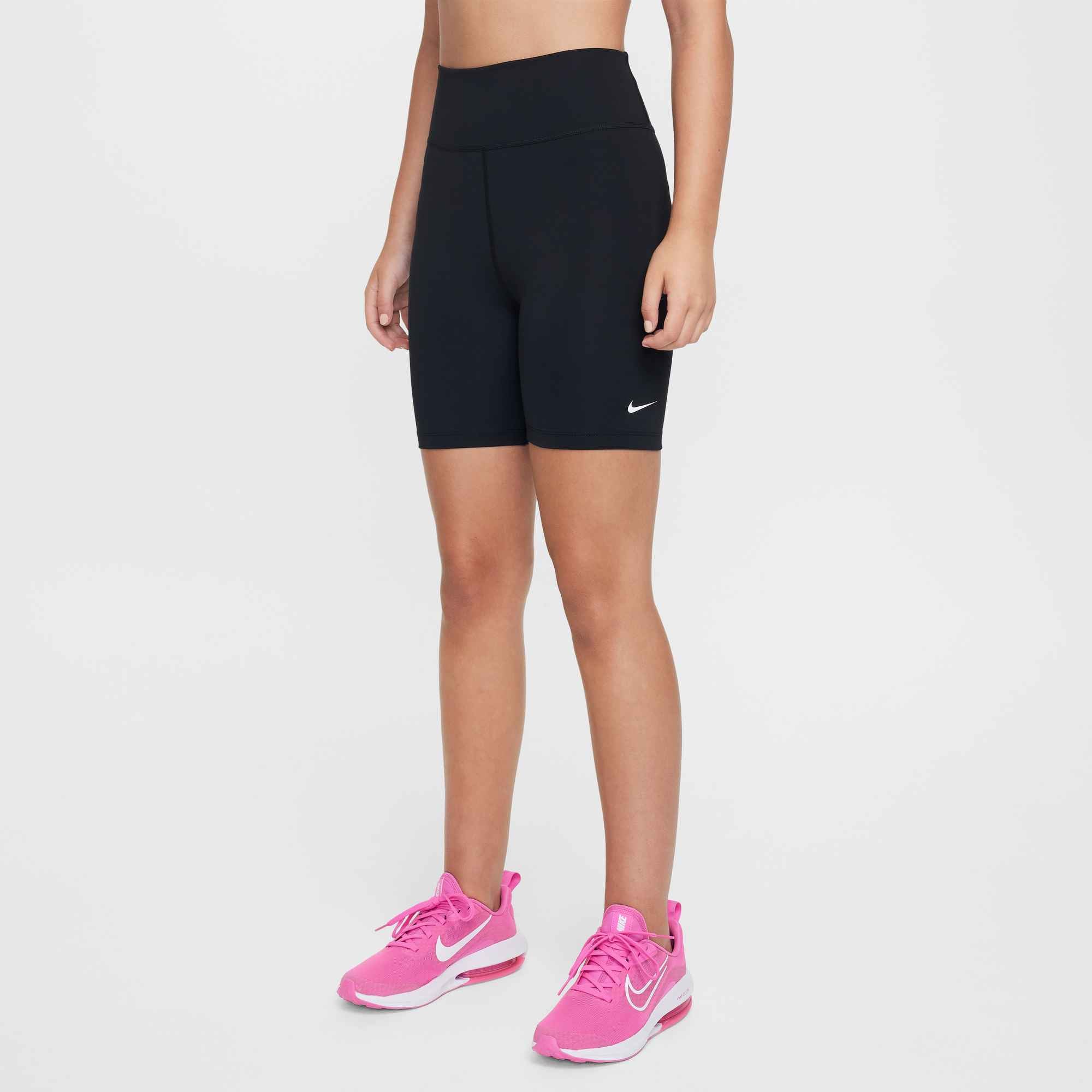 Nike Shorts »Nike One Big Kids' (Girls') Dri-FIT 5" Biker Shorts«  aus elastischem Material, schweißableitend, eng anliegend