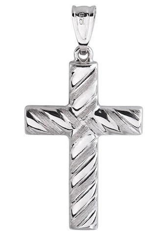 Firetti Kettenanhänger »Kreuz, glanzvoll, rhodiniert und matt« kaufen