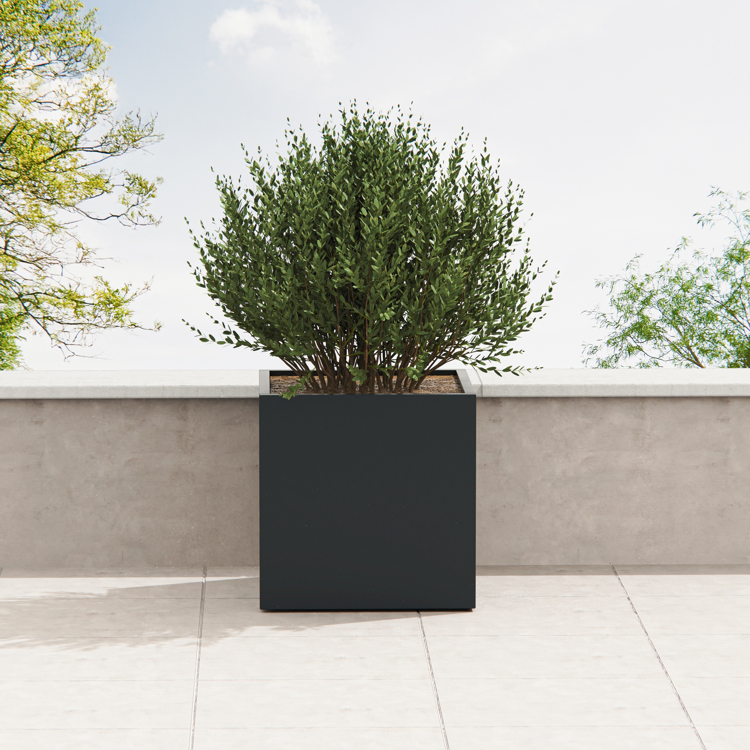 Herstera Garden Pflanzkübel »Cube« BxTxH: 80x80x80 cm