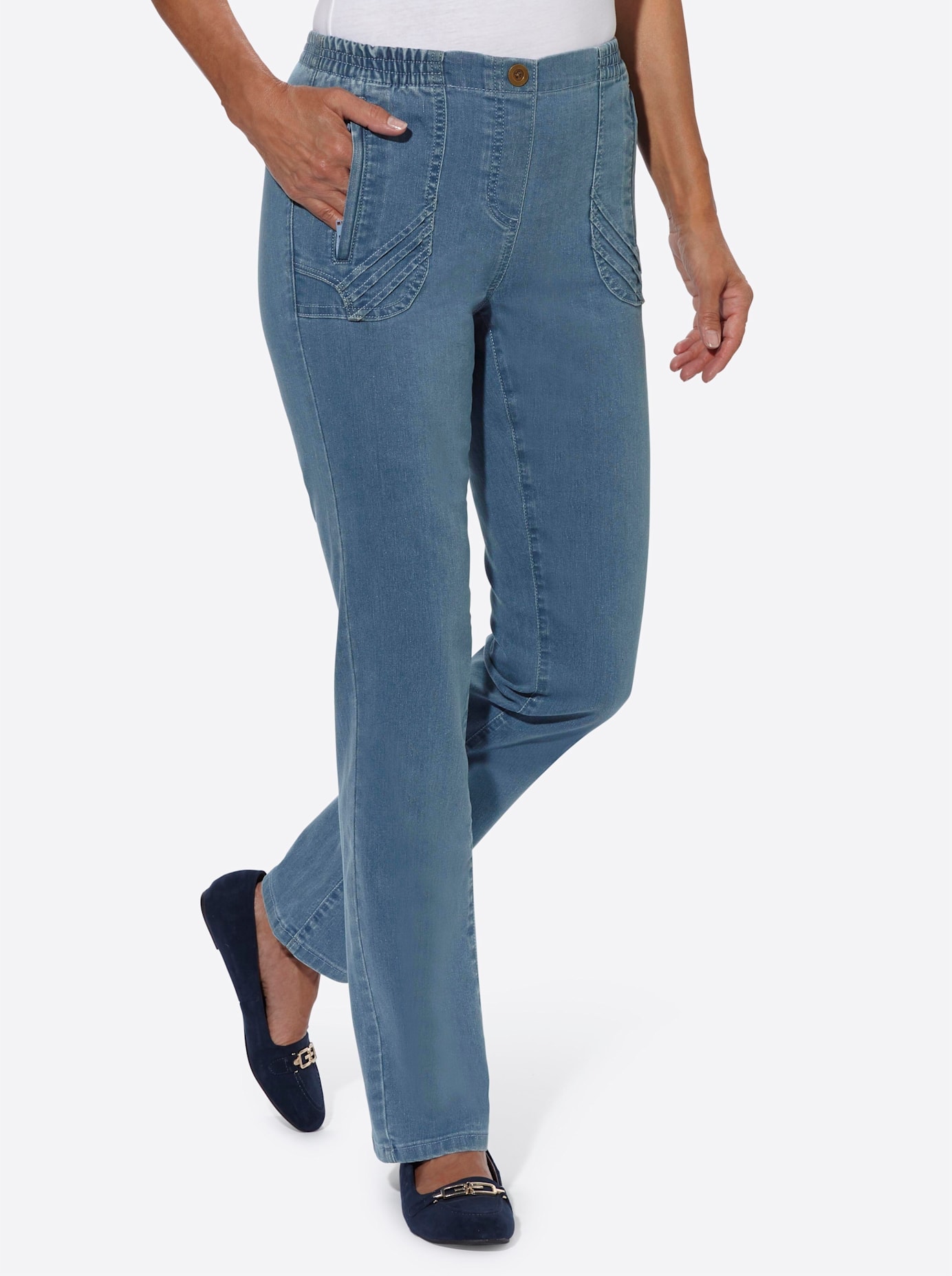 Classic Basics Schlupfjeans 1 Stk. tlg. günstig online kaufen