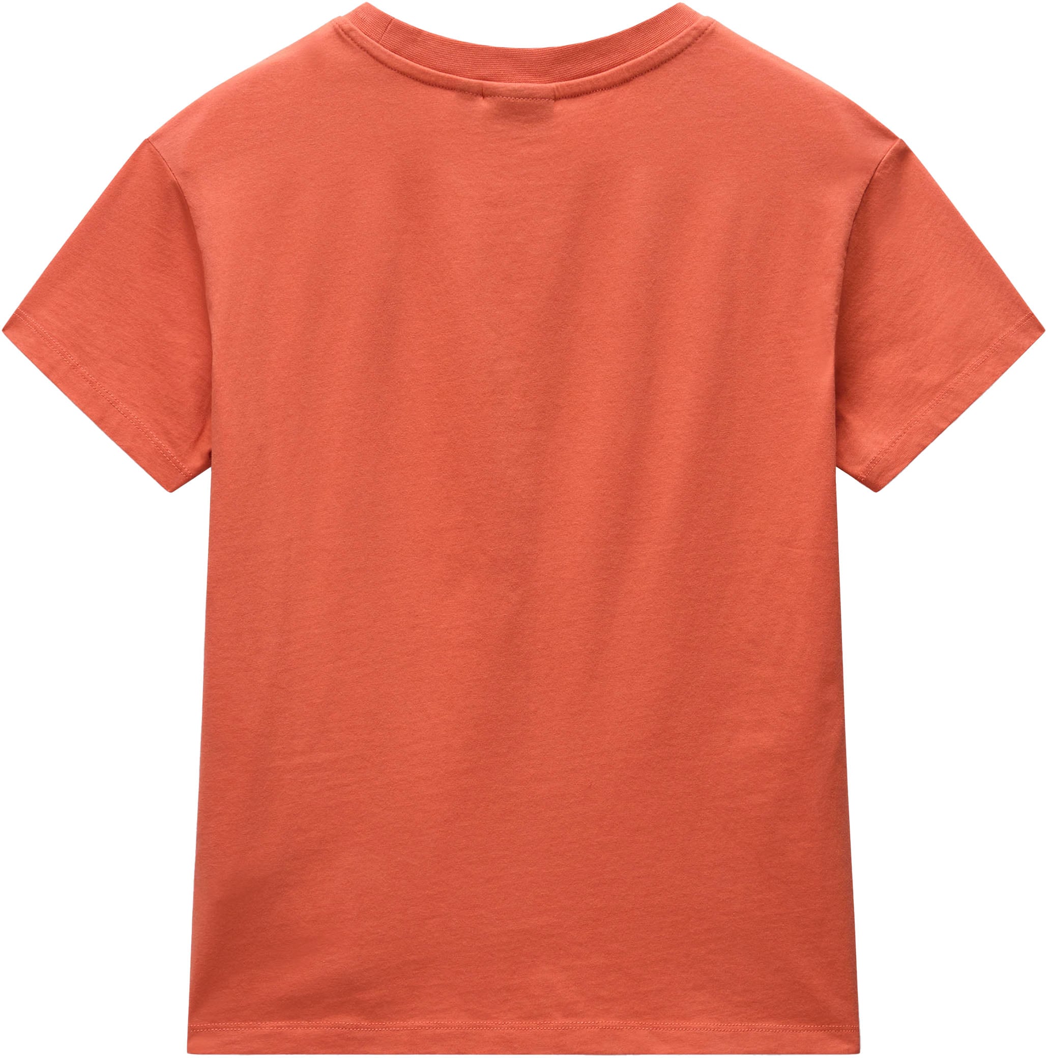 Napapijri Kurzarmshirt »S-BOX LOGO SS W 1 A69 LANGOUSTINO A69« Mit Rundhalsausschnitt