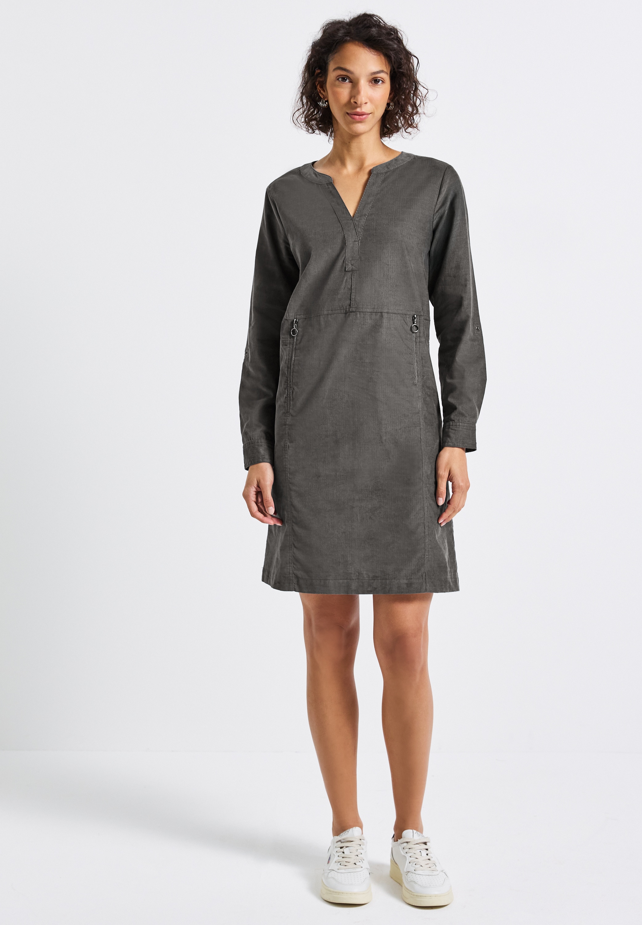 STREET ONE Sommerkleid, in Unifarbe günstig online kaufen