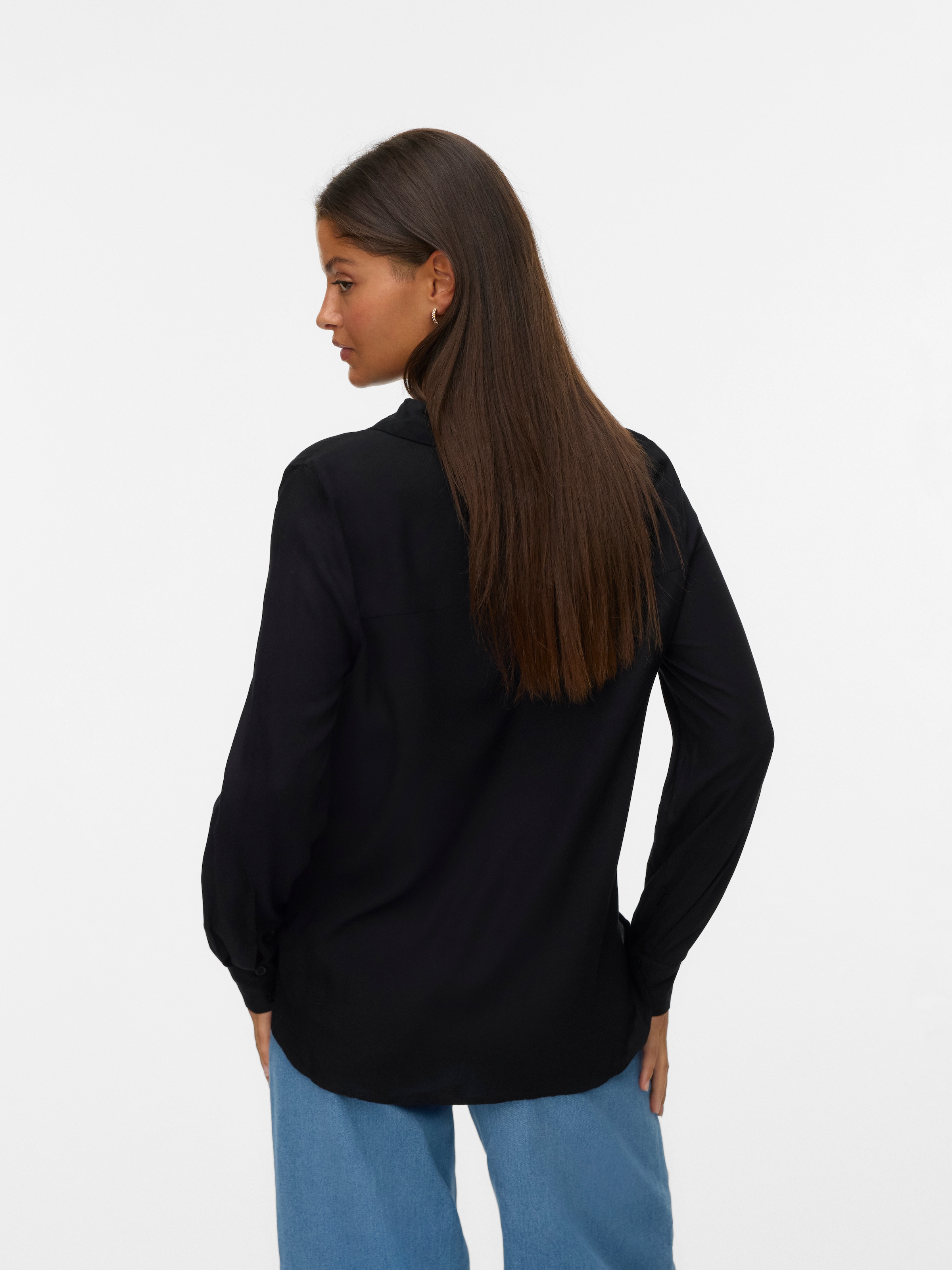 Vero Moda Hemdbluse »VMBUMPY L/S BASIC SHIRT WVN GA NOOS«