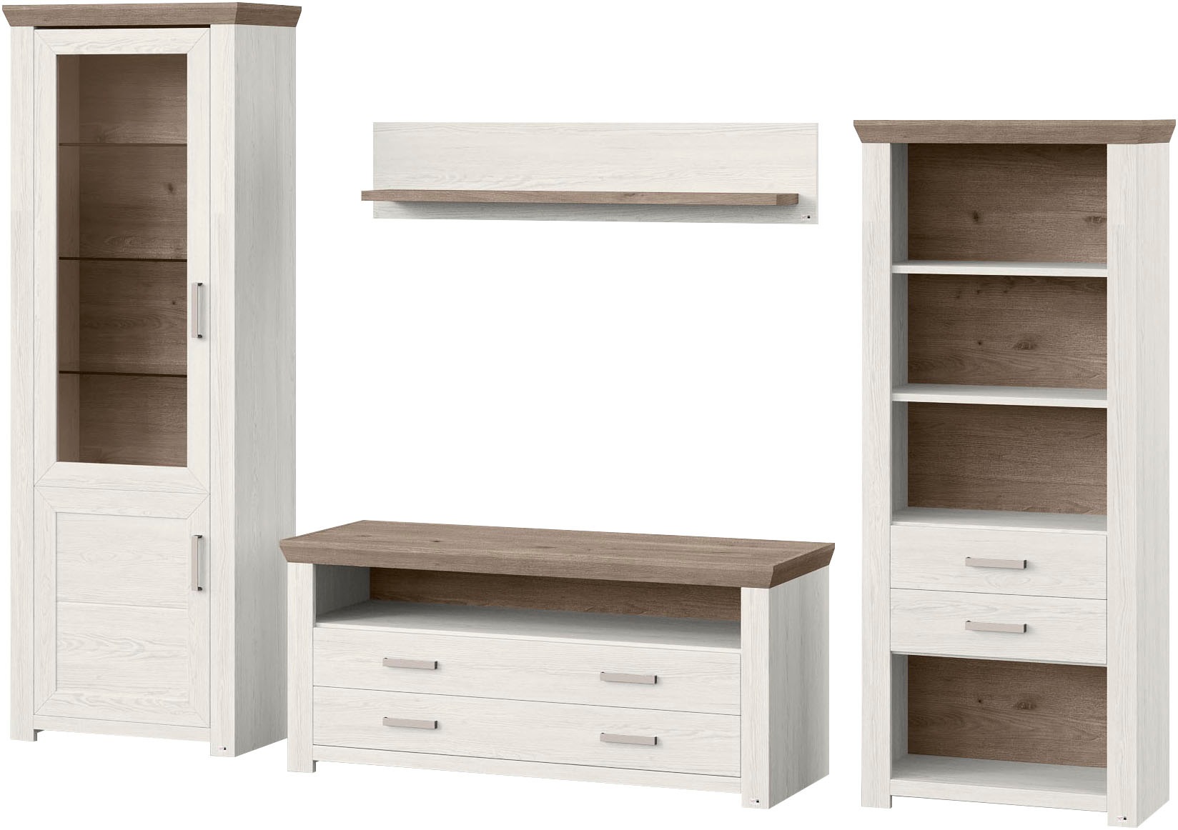 set one by Musterring Wohnwand »York« 4 Stk. tlg.