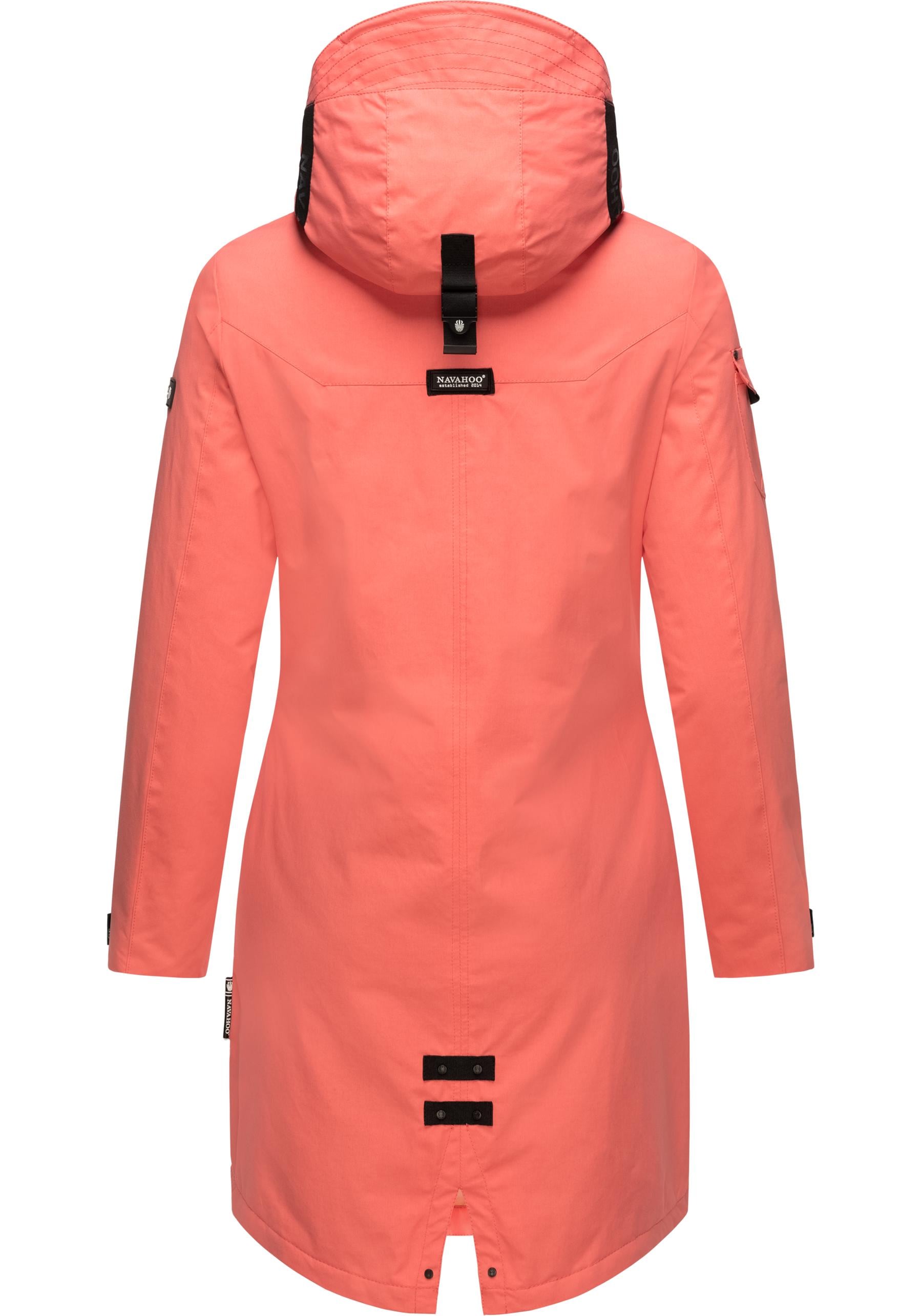 Navahoo Outdoorjacke »Pfefferschote«, mit Kapuze, moderne Damen Übergangsjacke mit Kapuze
