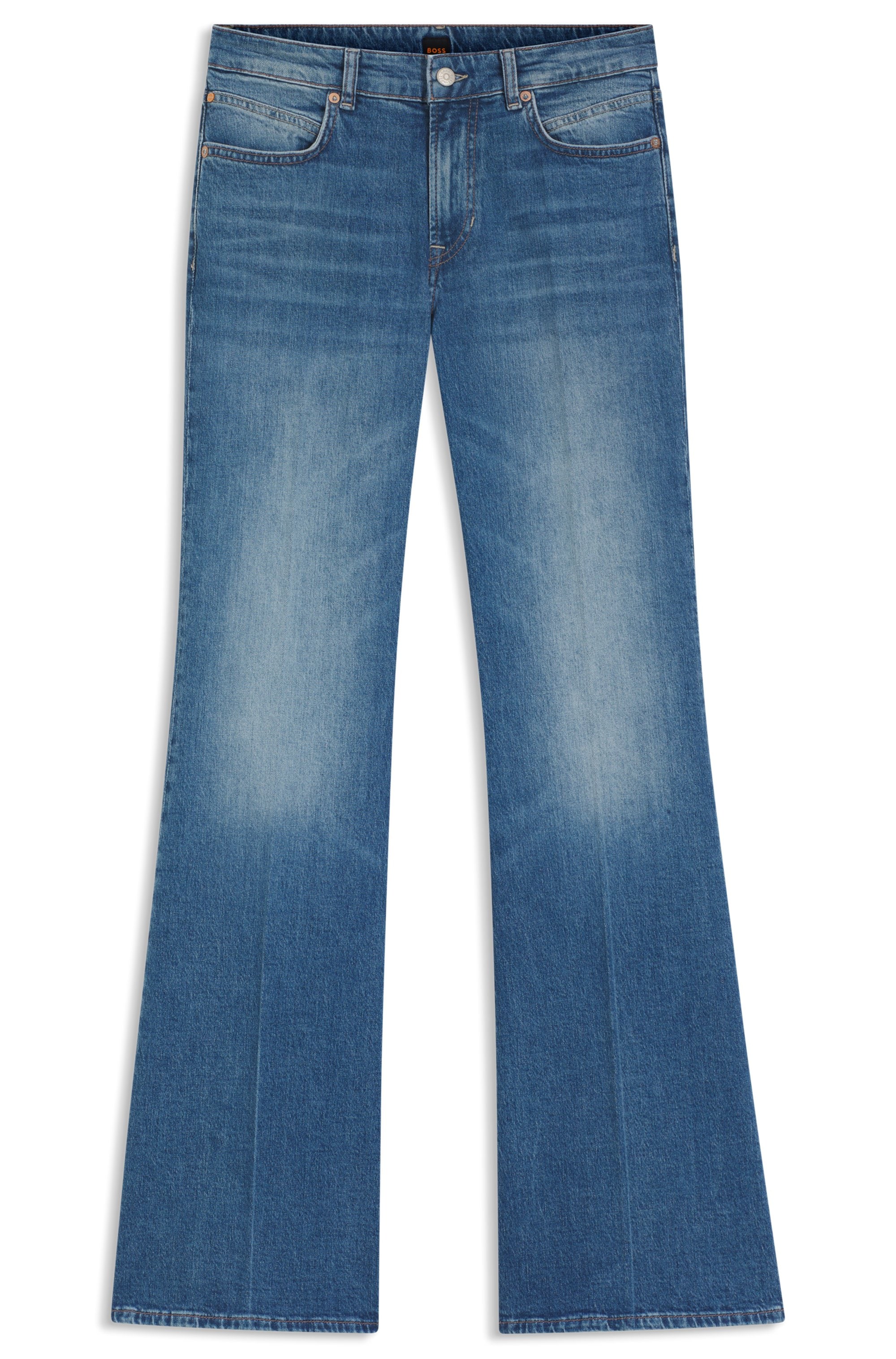 BOSS ORANGE Bootcut-Jeans "SOFT BOOTCUT LR Premium Damenmode" günstig online kaufen