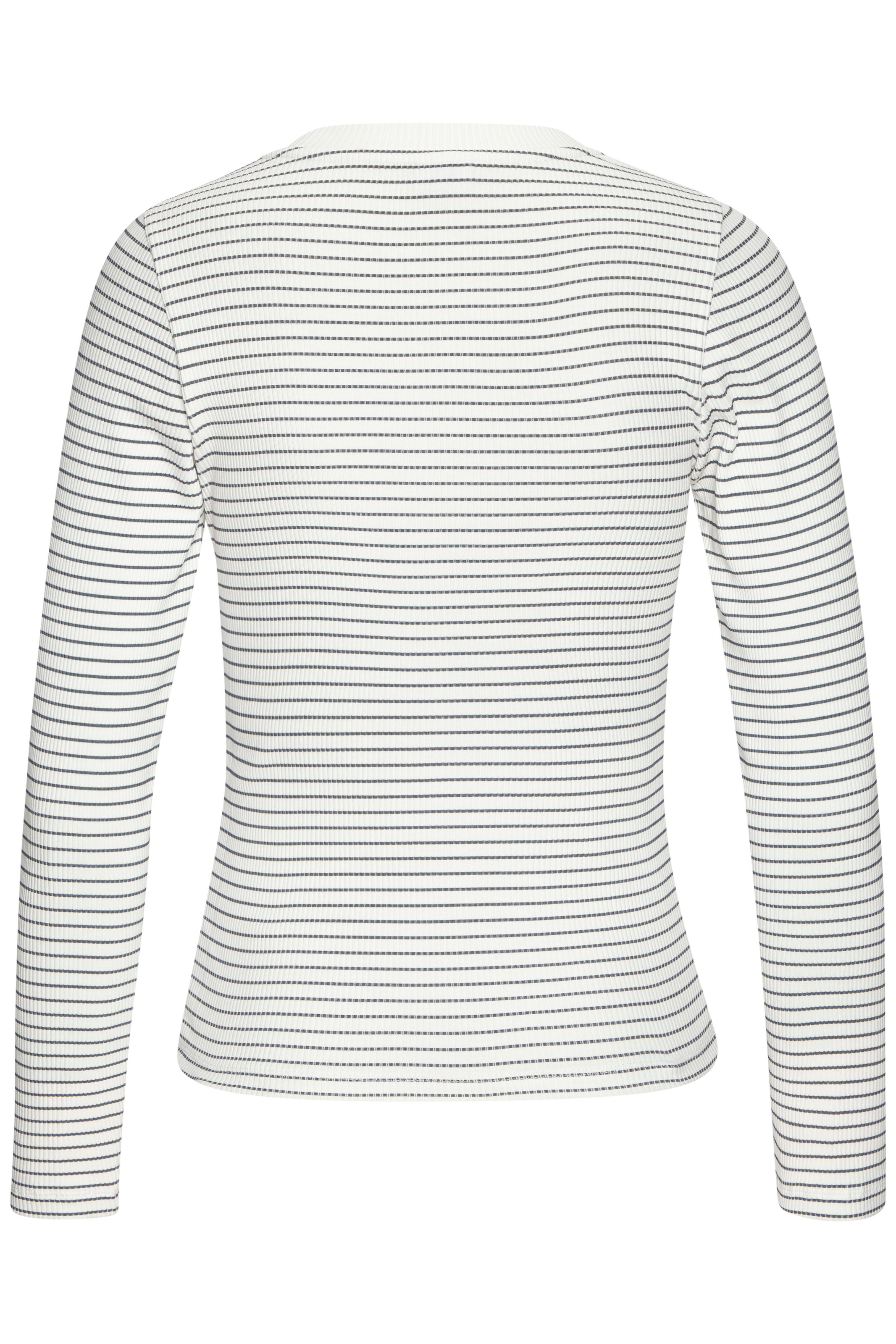 LASCANA Langarmshirt aus Rippware, Streifenshirt